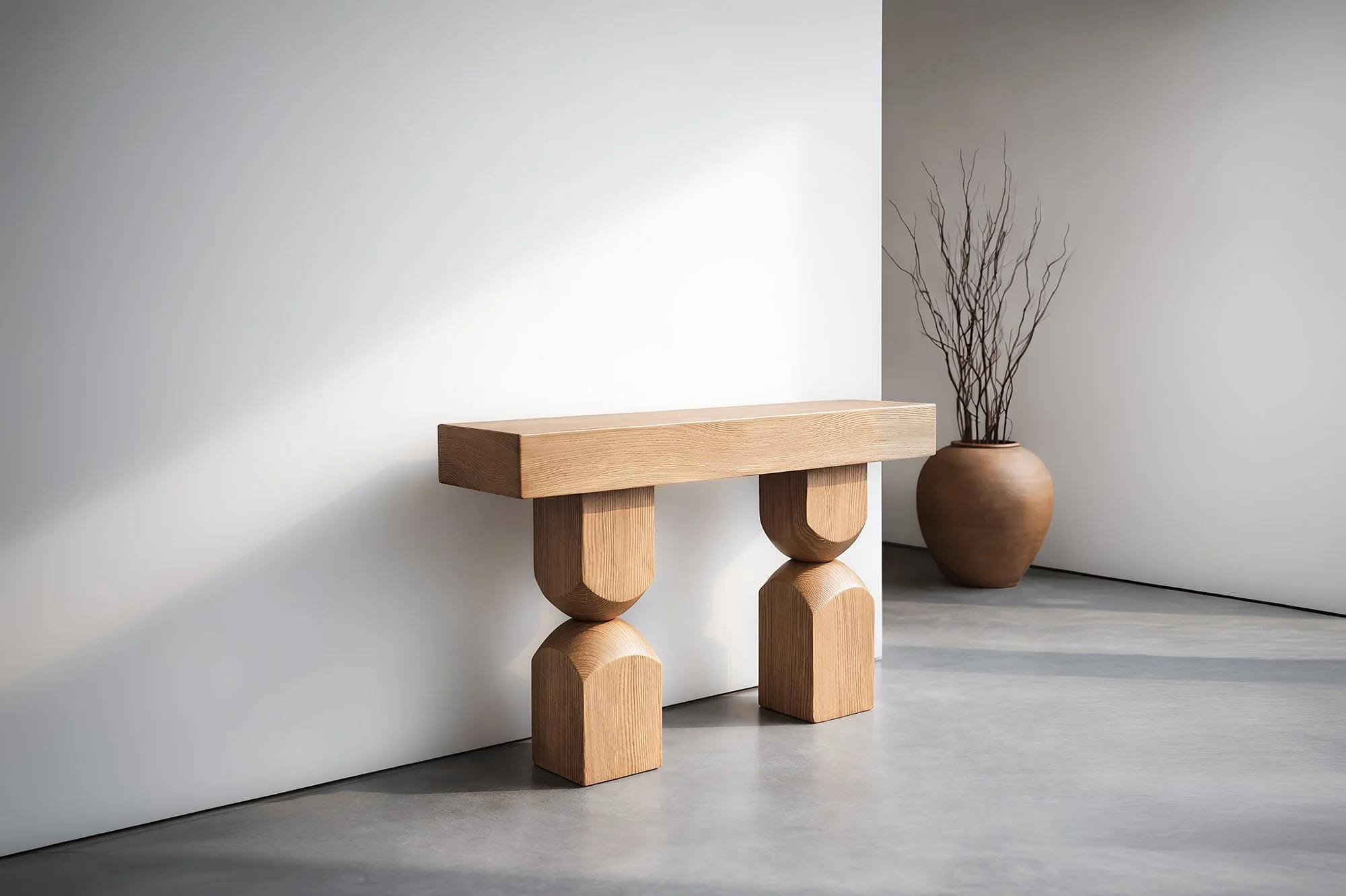 Socle No1 Architectural Console by NONO in Solid Wood — 3.jpg