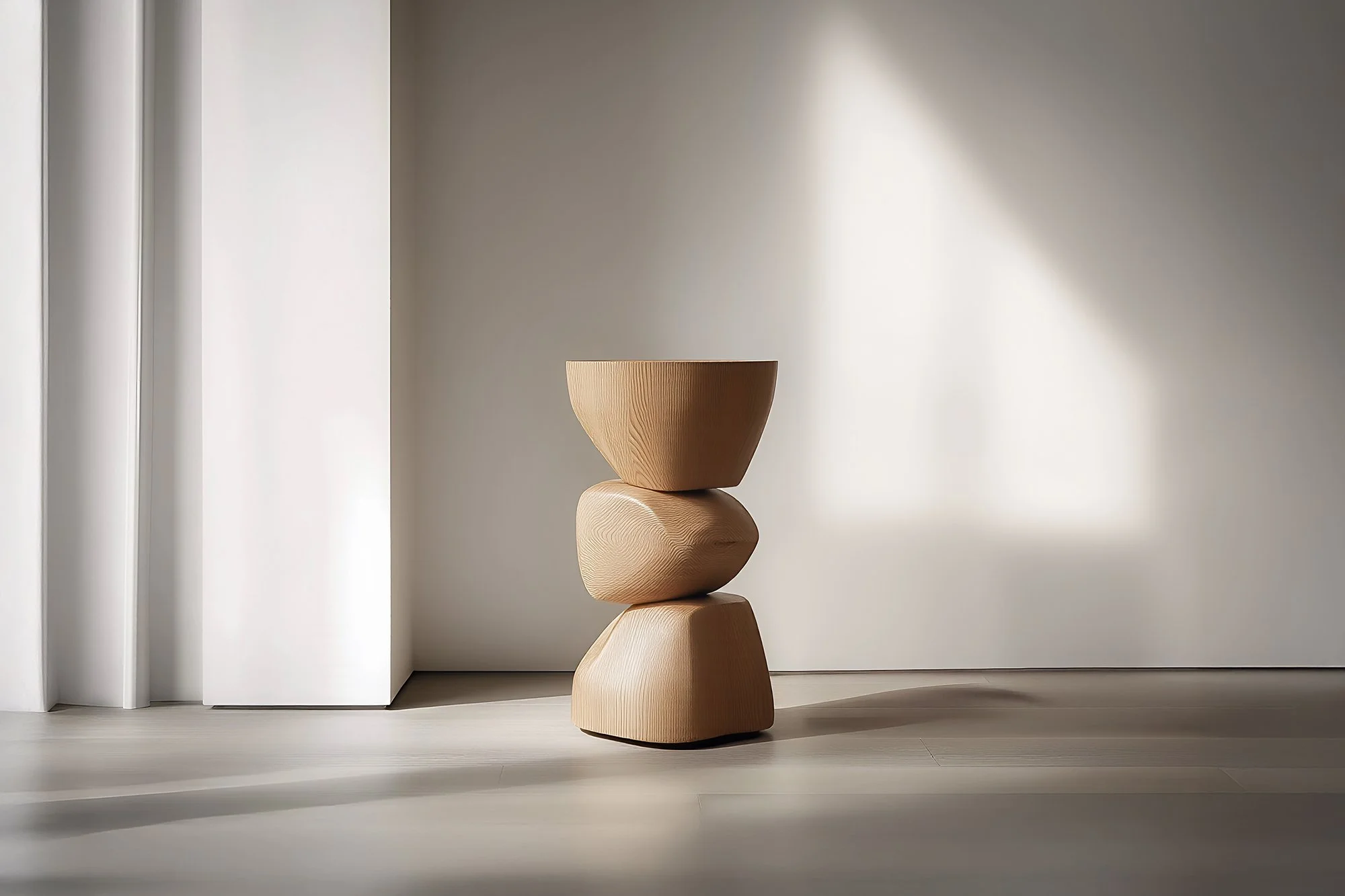 Socle No103 Wooden Stool, Minimal Contemporary Furniture by NONO — 2.jpg