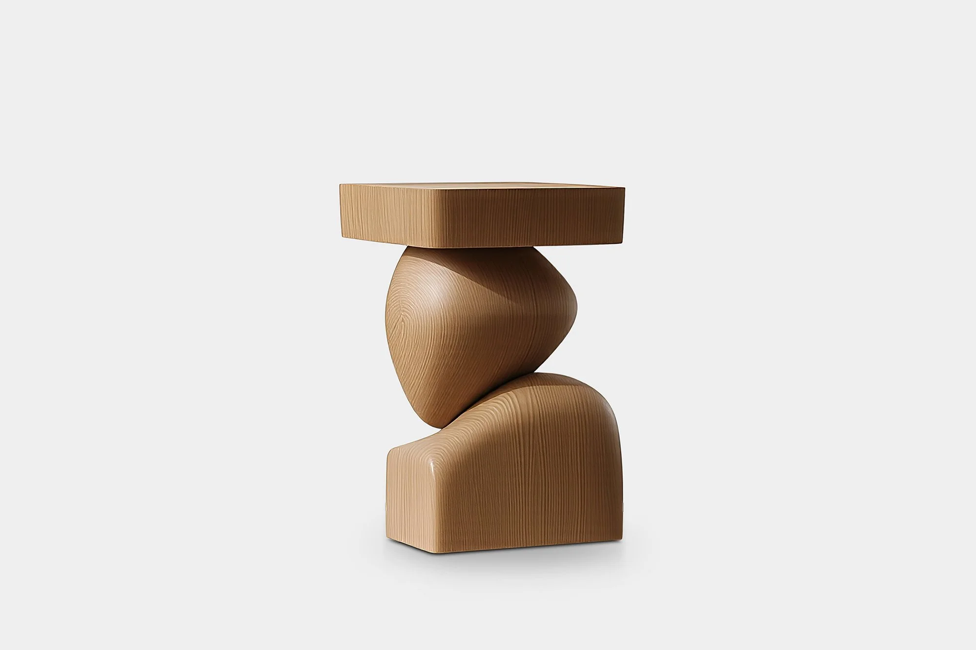 Socle No121 Stool, Solid Wood Modern Furniture by NONO — 1.jpg