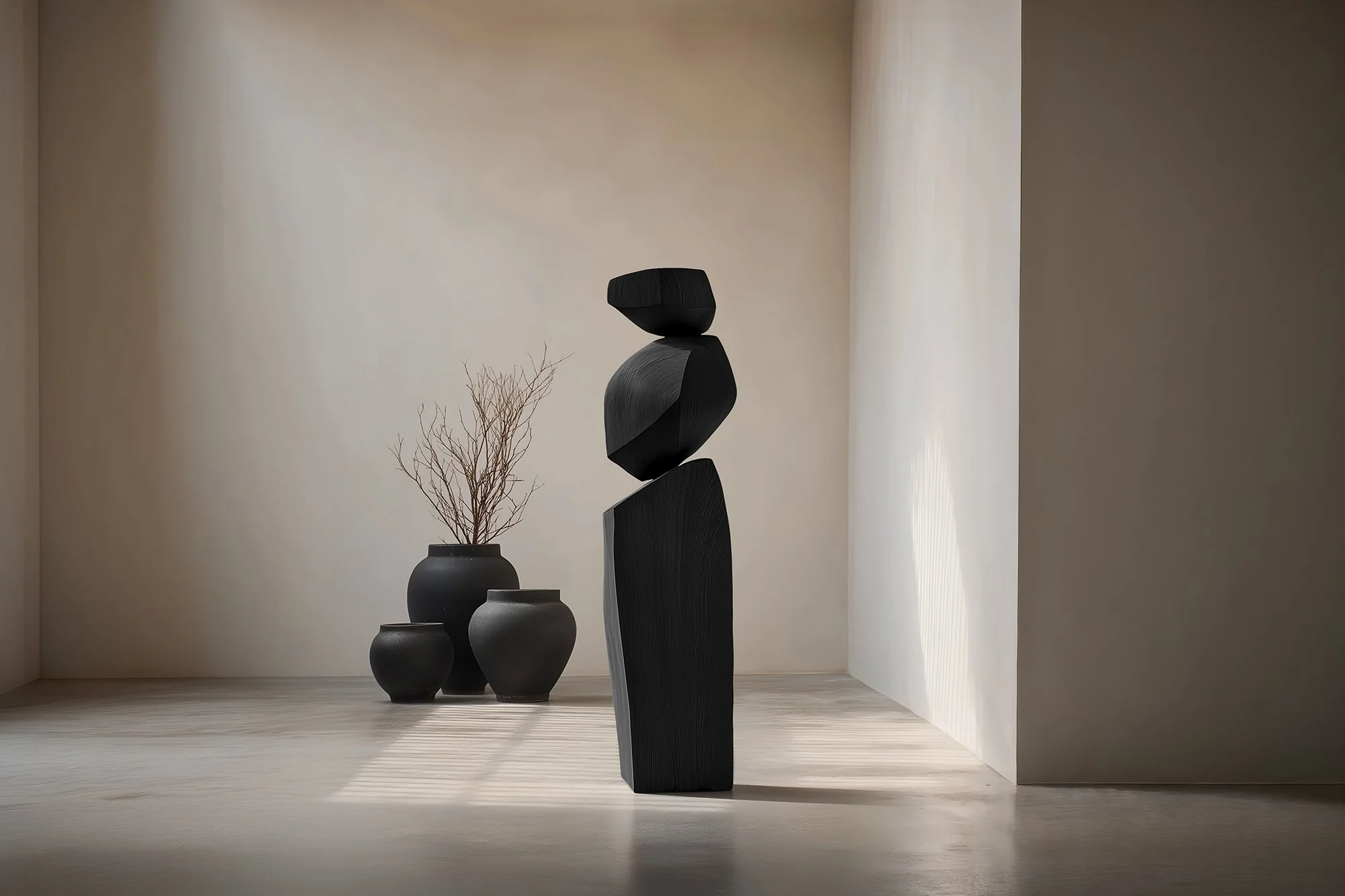 Still Stand No109 Tall Biomorphic Sculpture in Light Solid Wood — 6.jpg