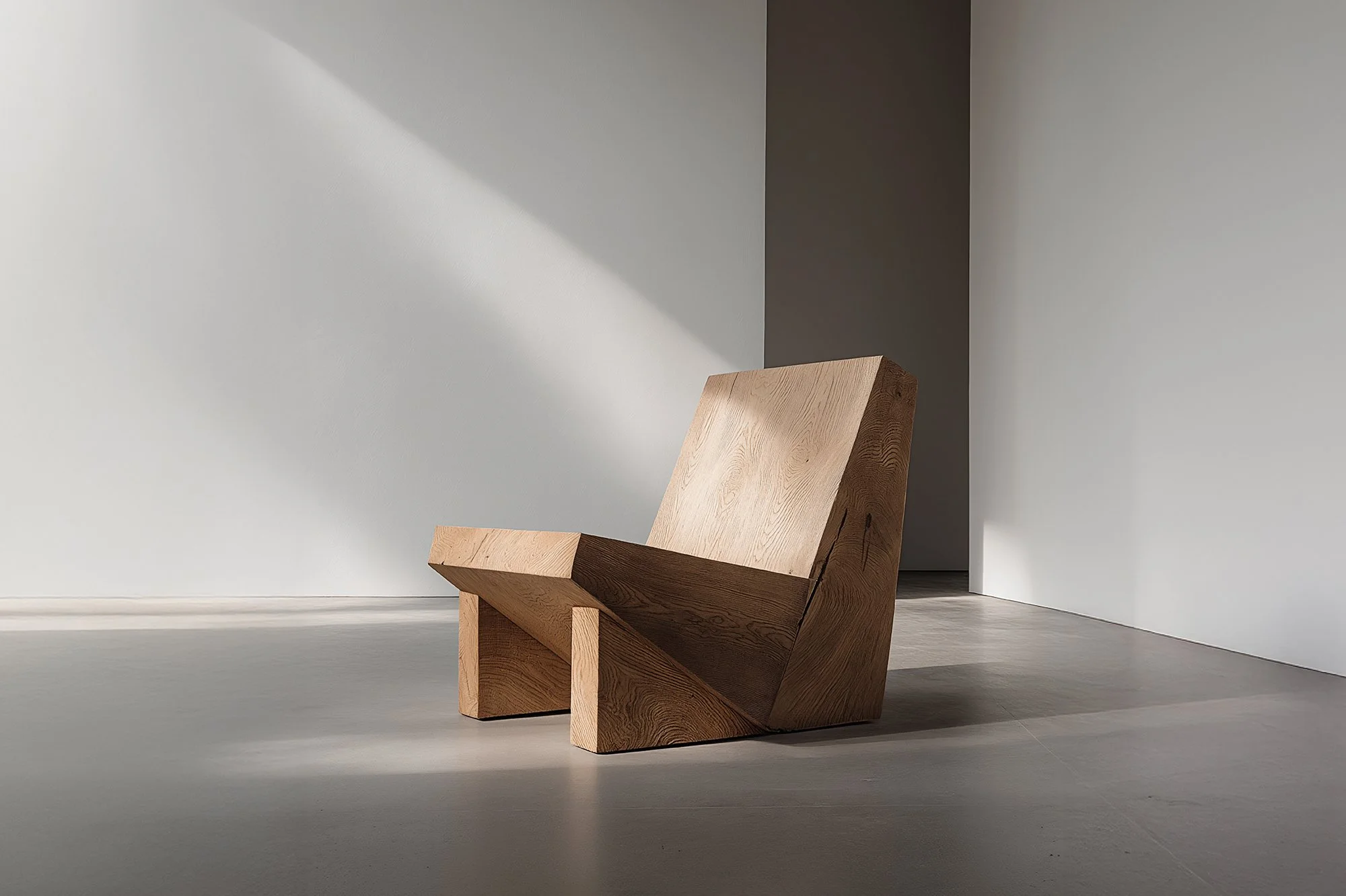 Muted by NONO No64 Solid Wood Chair Timeless Brutalist Aesthetic — 2.jpg