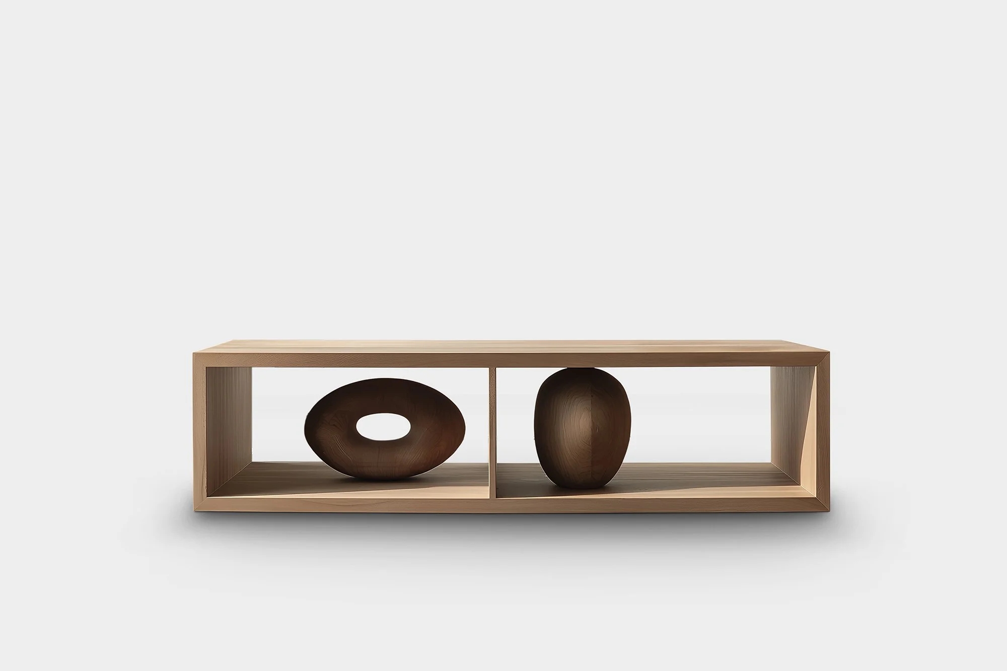 Display Console in Solid Wood, Sereno No26 Contemporary by NONO — 1.jpg