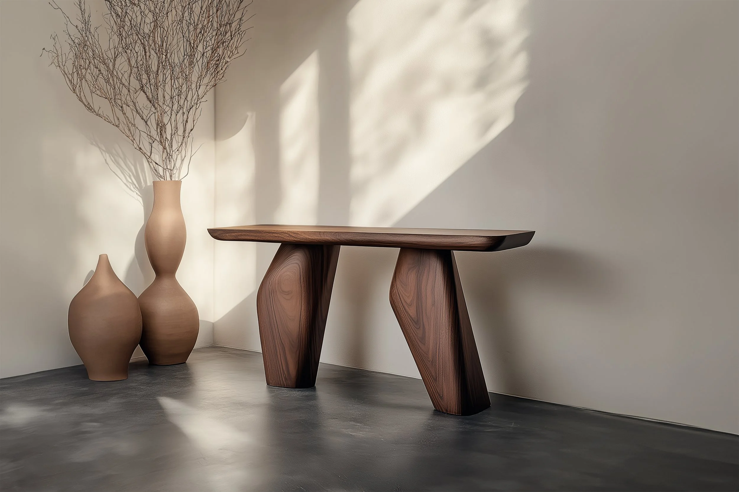 Solace No1 Console Table – Sculptural Wood Form, Design by Joel Escalona — 2.jpg