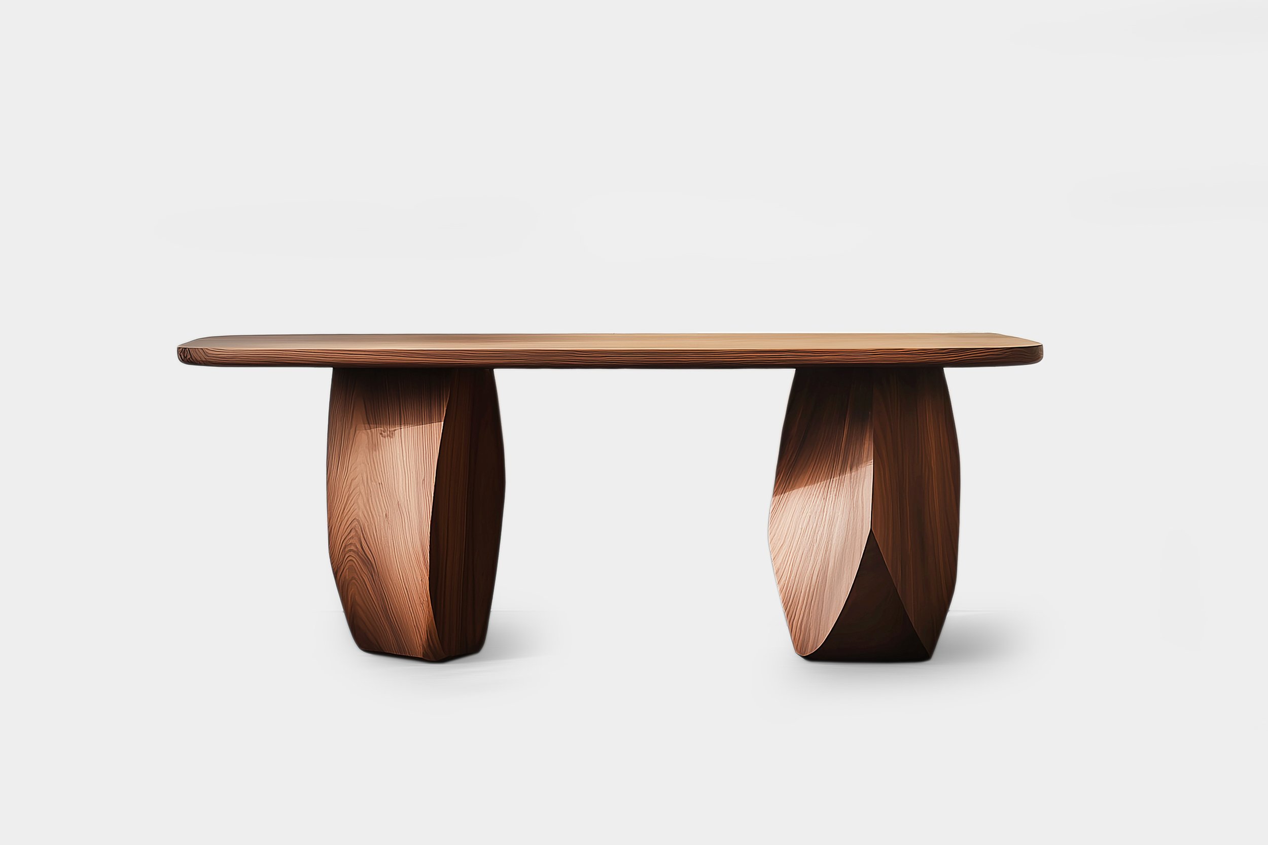 Solace No33 Hallway Table – Art Object with Wood Base, by NONO — 1.jpg