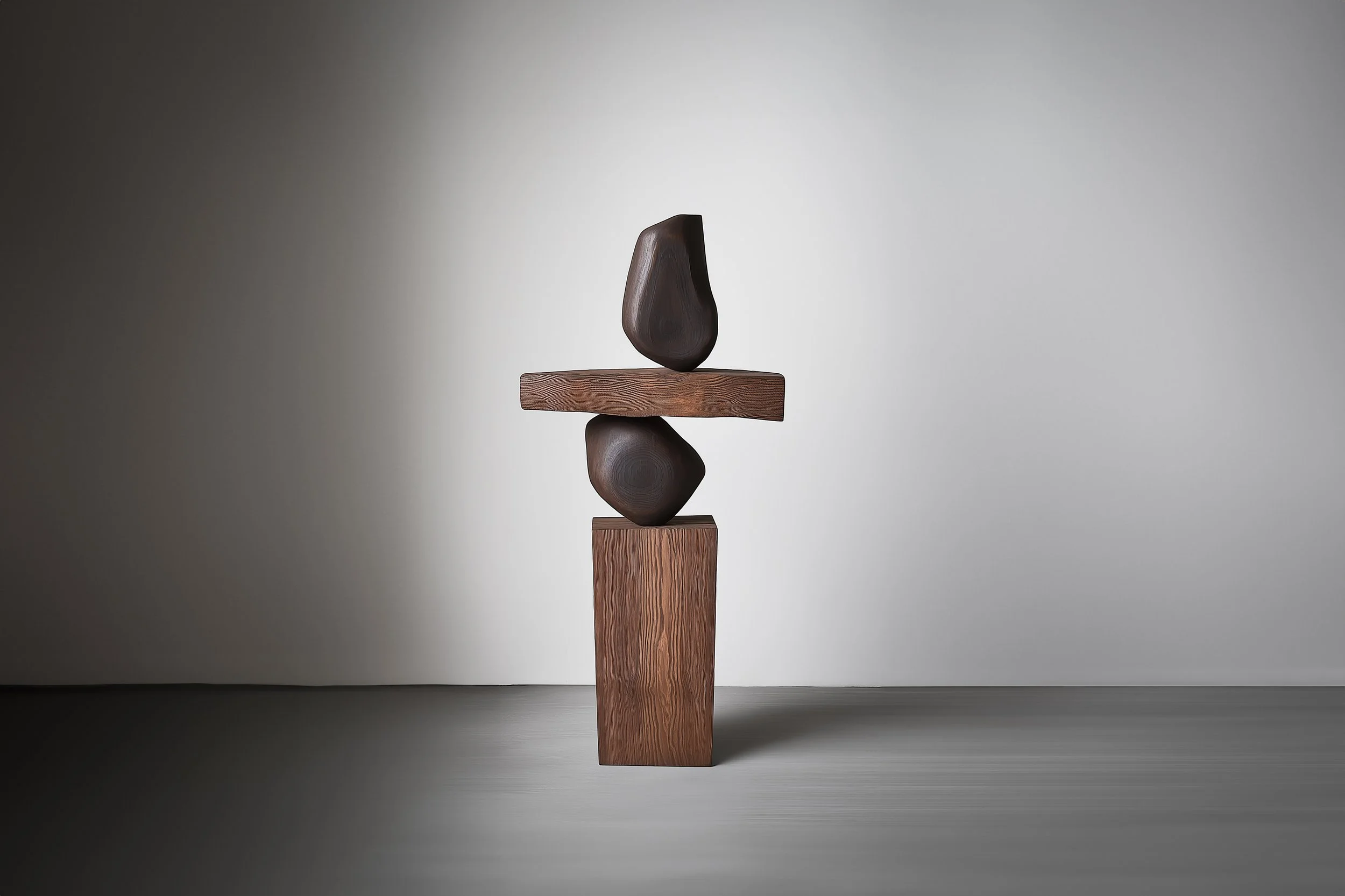 Lull No128 Geometric Wooden Sculpture by Joel Escalona – A Modern Art Piece — 2.jpg