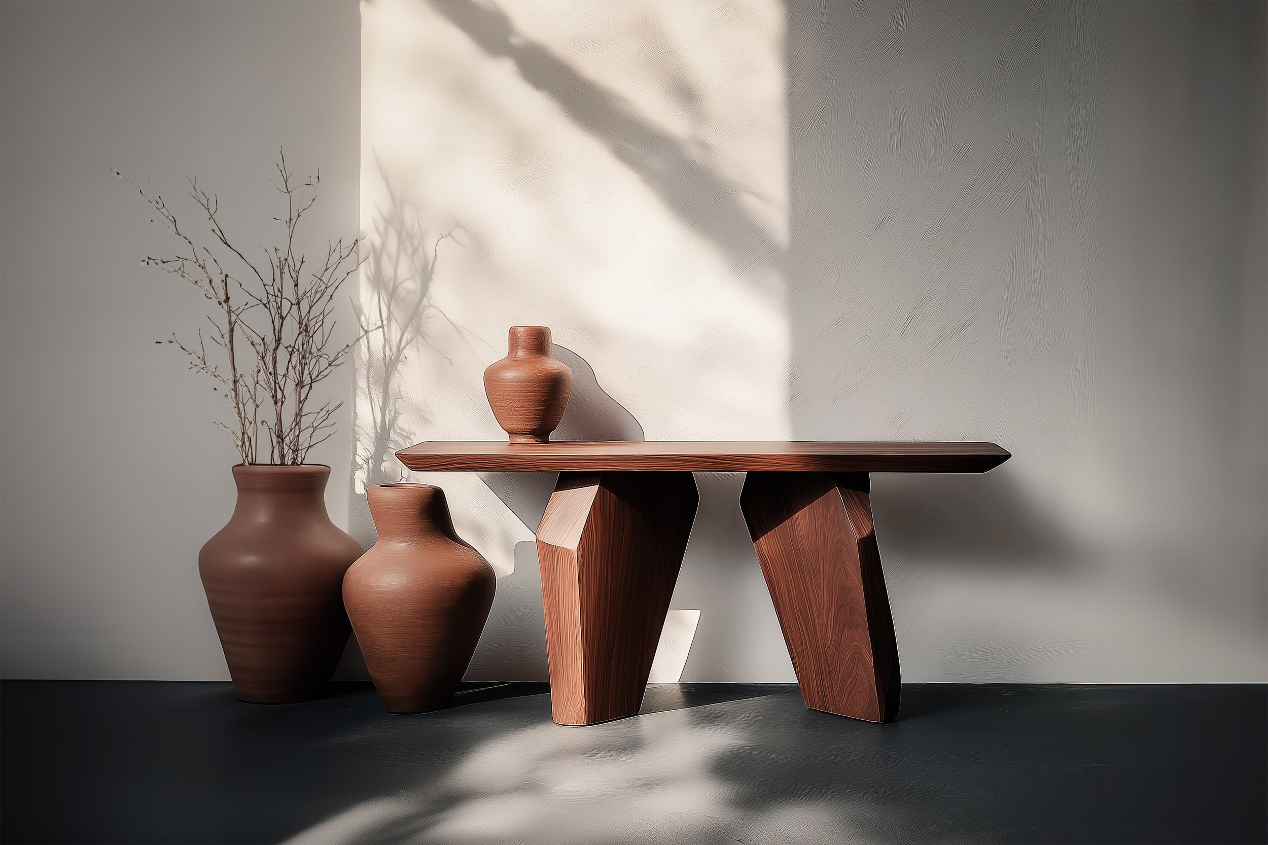 Solace No11 Entry Table – Biomorphic Form in Solid Wood, by NONO — 2.jpg