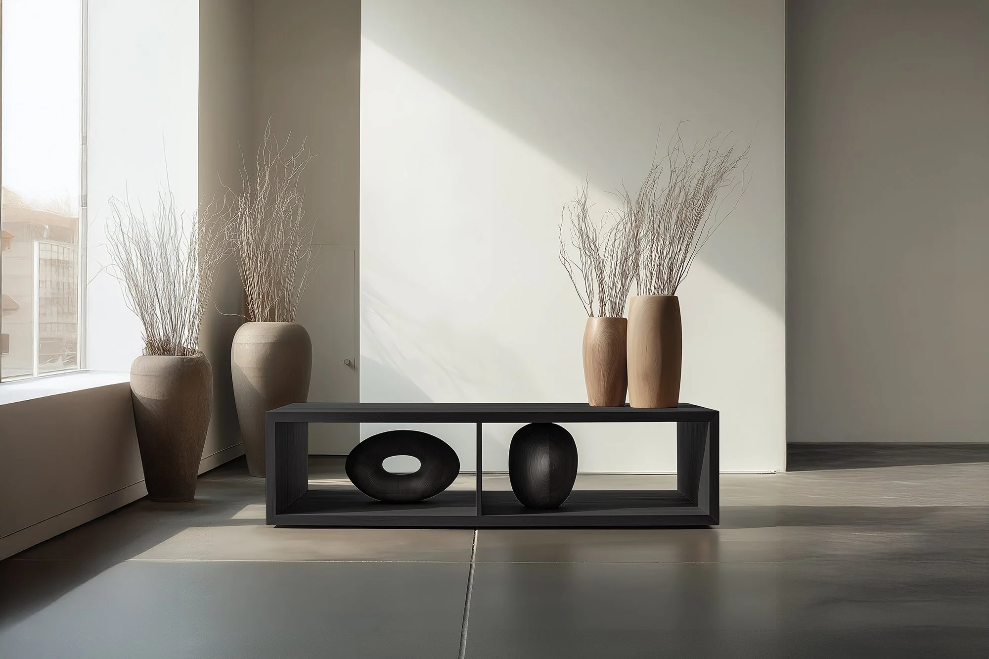 Display Console in Solid Wood, Sereno No26 Contemporary by NONO — 5.jpg