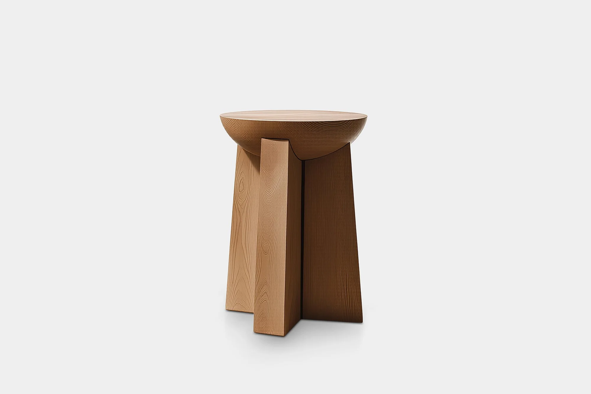 Wooden Stool Socle No93, Contemporary Minimal Furniture by NONO — 1.jpg