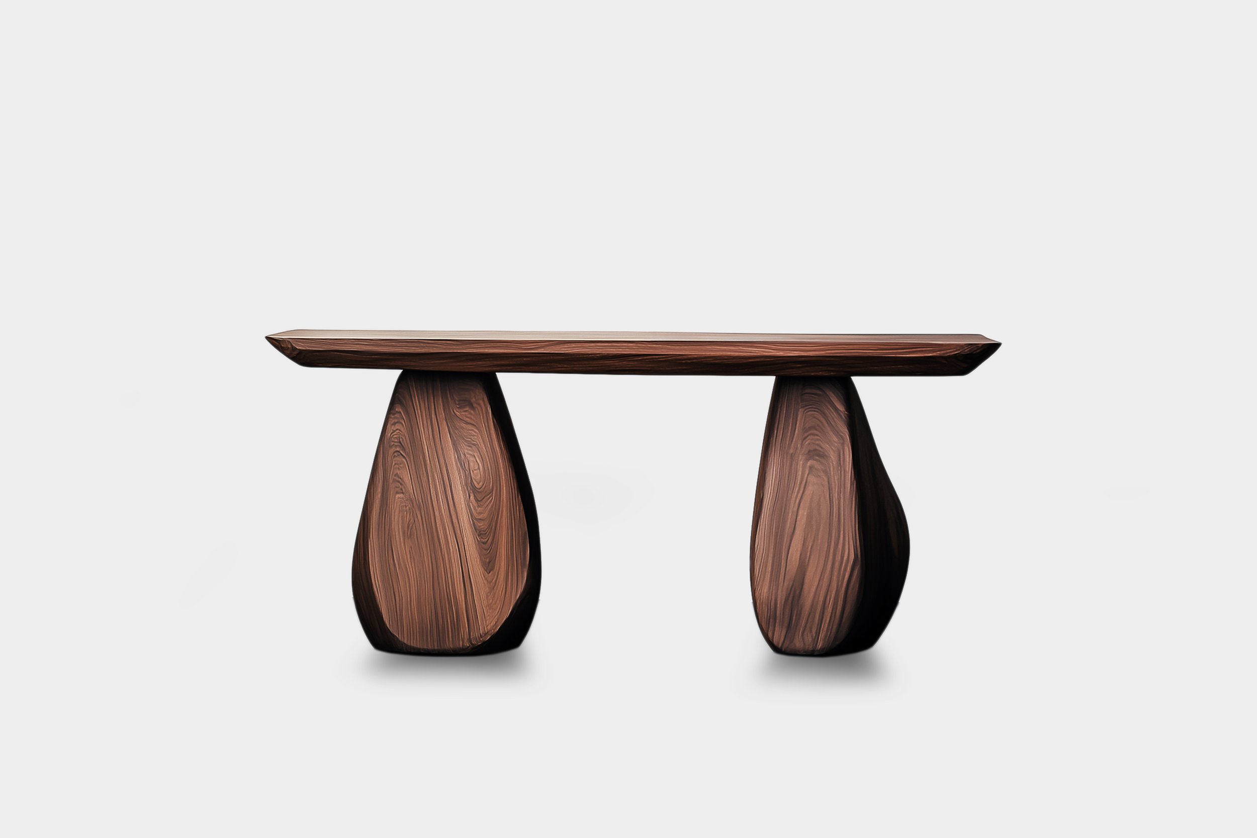 Solace No17 Hallway Table – Art Object Form in Wood, by NONO — 1.jpg