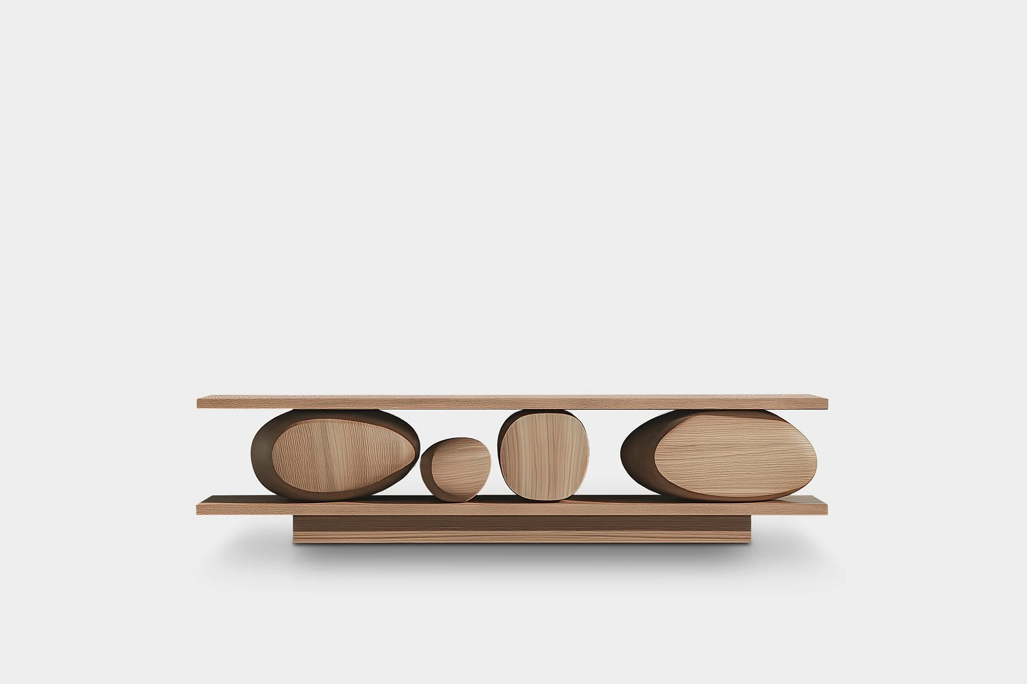 Sideboard Sereno No45, Minimalist Wooden Piece by Joel Escalona — 1.jpg