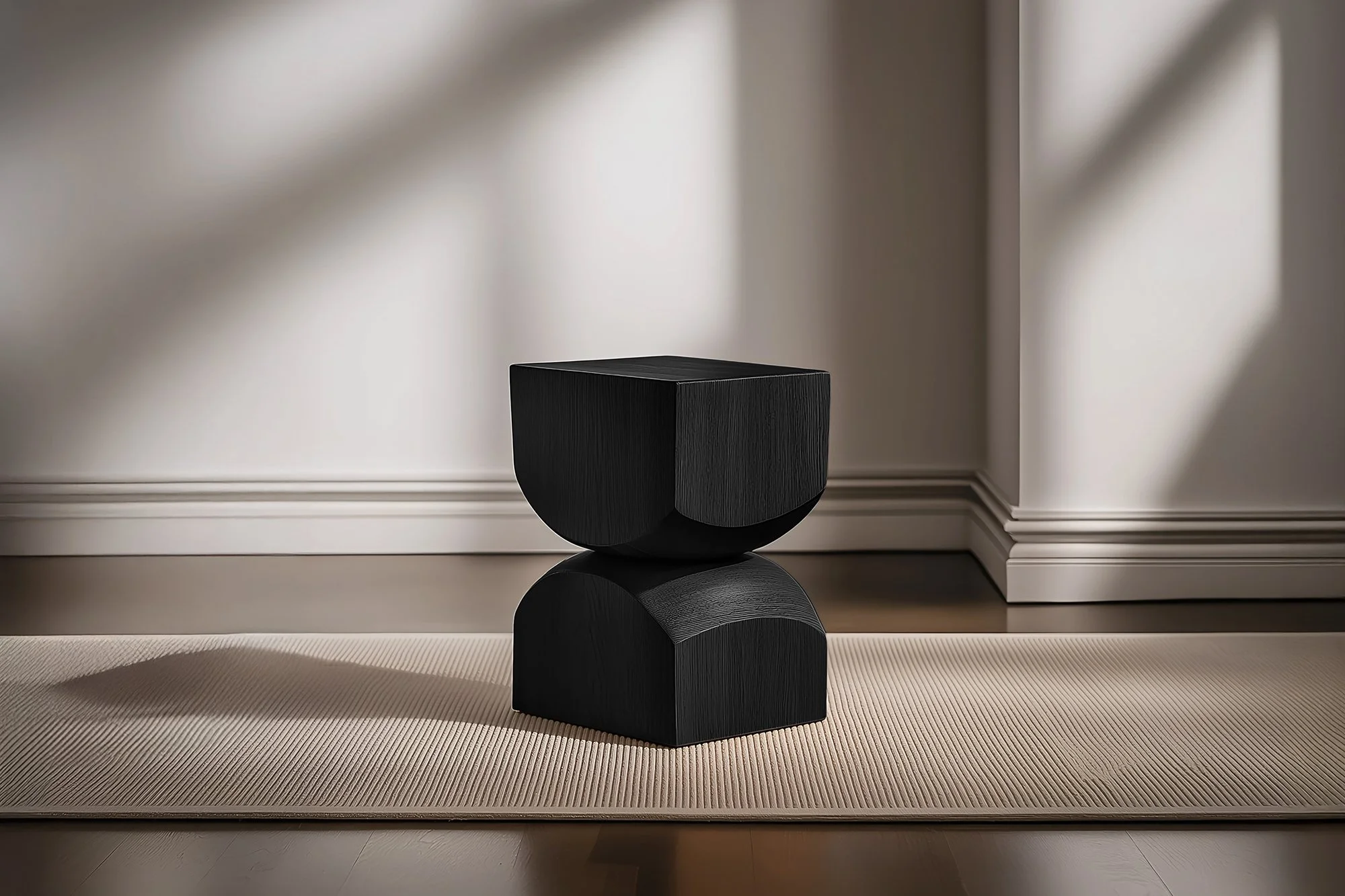 Wooden Stool Socle No106, Modern Solid Wood Furniture by Joel Escalona — 5.jpg