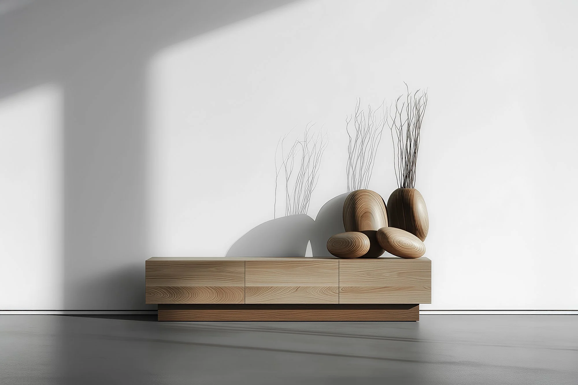 Solid Wood Console Table, Sereno No55 Minimal Design by Joel Escalona — 2.jpg
