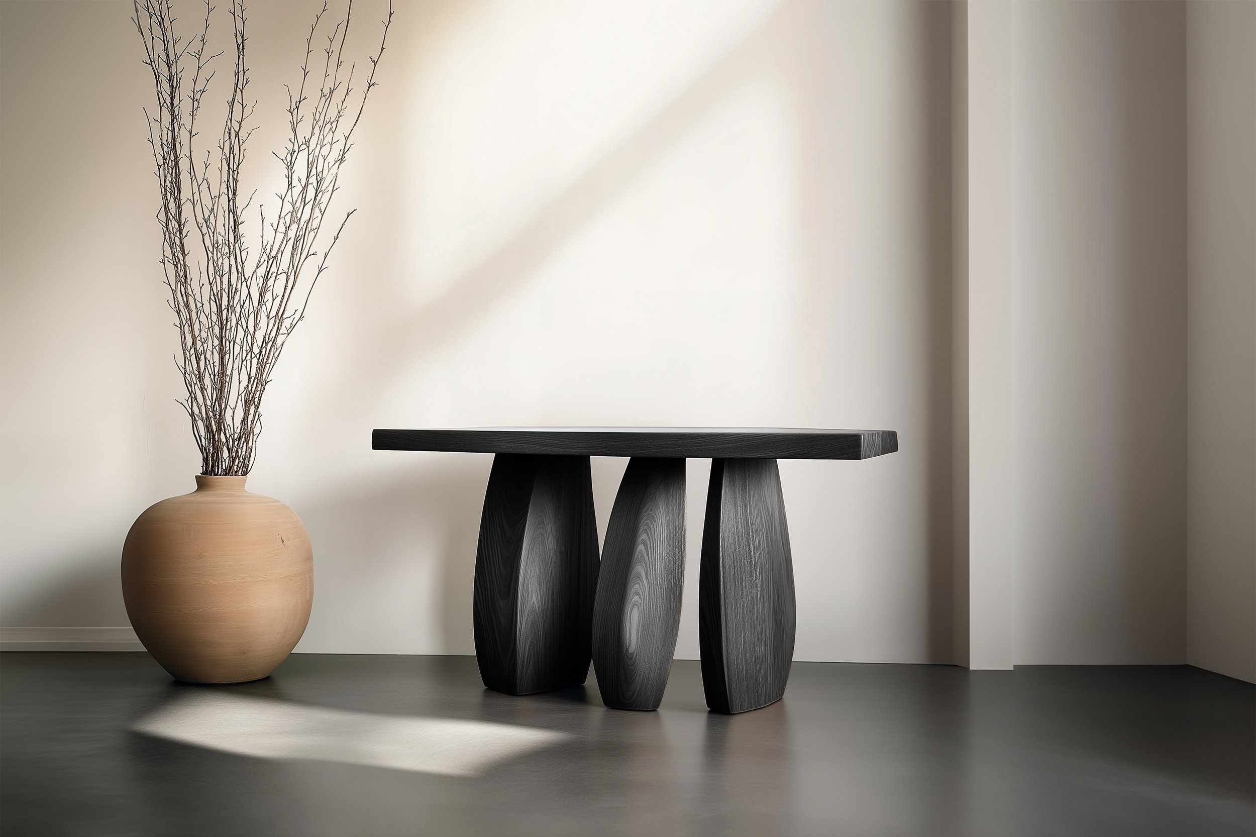 Solace No5 Console Table – Pebble-Like Legs in Wood, by NONO — 6.jpg