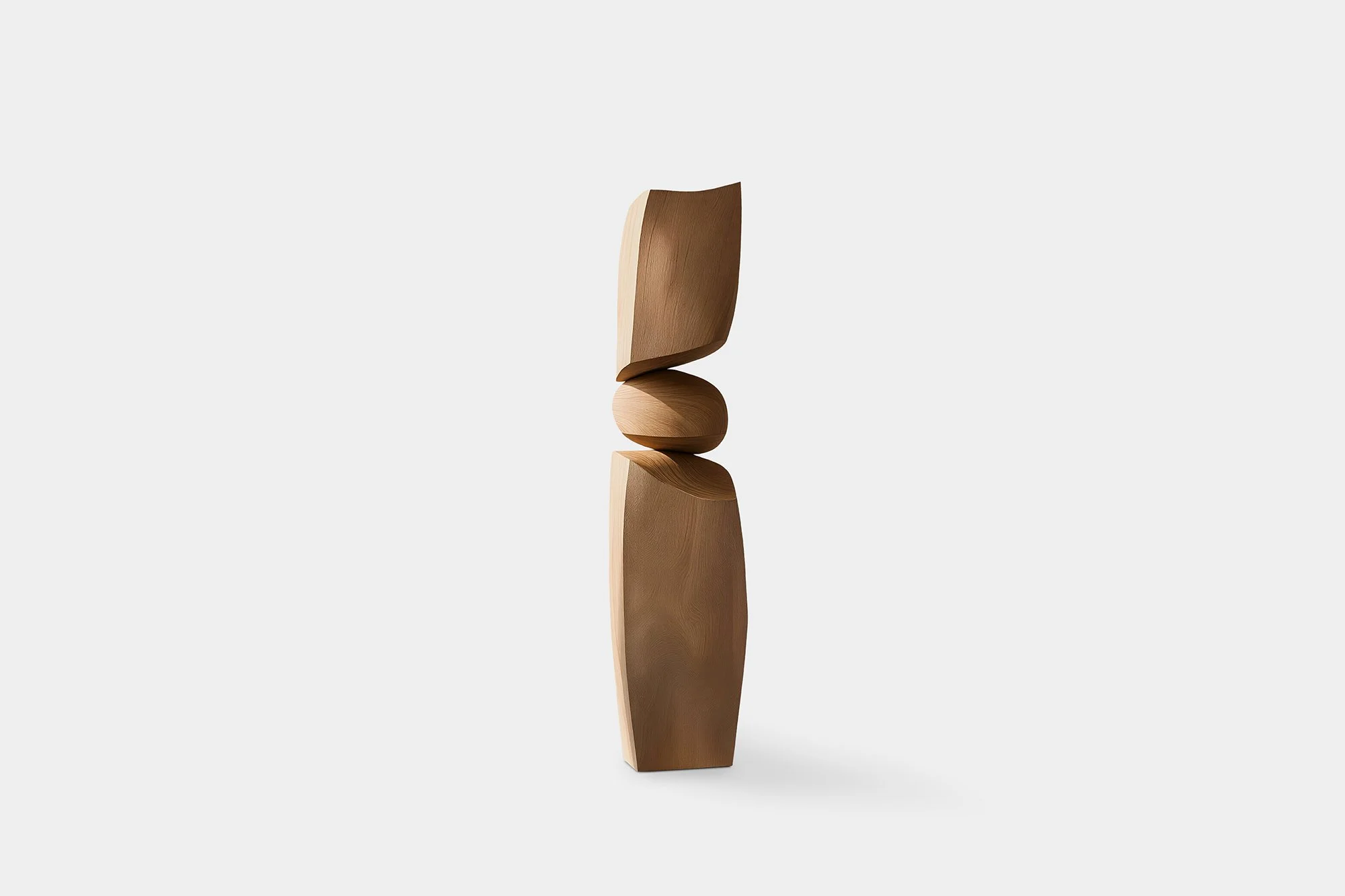 Still Stand No137 Elegant Abstract Form in Natural Light Wood — 1.jpg