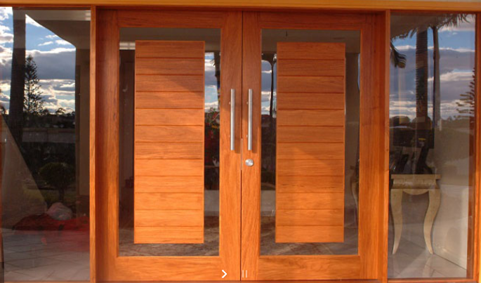 Timber entry doors
