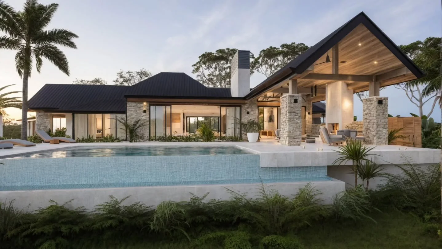 Sneak peek of a breathtaking house renovation. Transforming this stunning existing home into a contemporary Alpine retreat nestled in the Sunshine Coast Hinterland. Thrilled to have fantastic clients and team on board with this project. @encorebuilt 