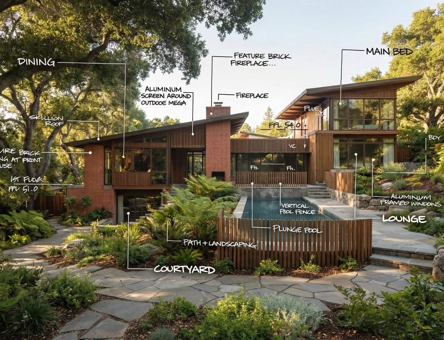 A new modern mid century home we are currently working on at design stage. Exciting project + fun sketching up.
#Mid century #brisbanearchitect #home #newzealand #design