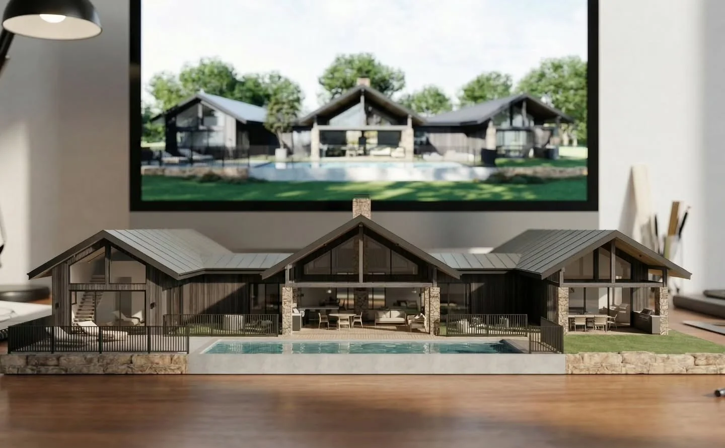 Cornubia family home finalising costing before construction. 
#model #farmhouse #architectbrisbane #homedesign #brisbanearchitect @tideconstructions