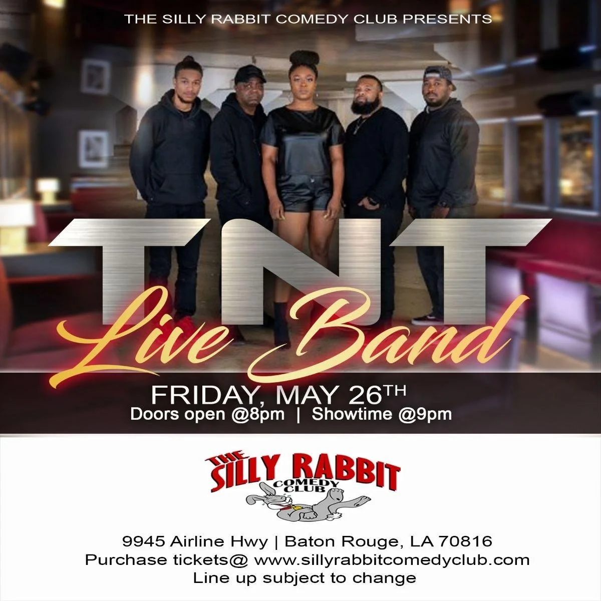 Buy Tickets Online — The Silly Rabbit Comedy Club
