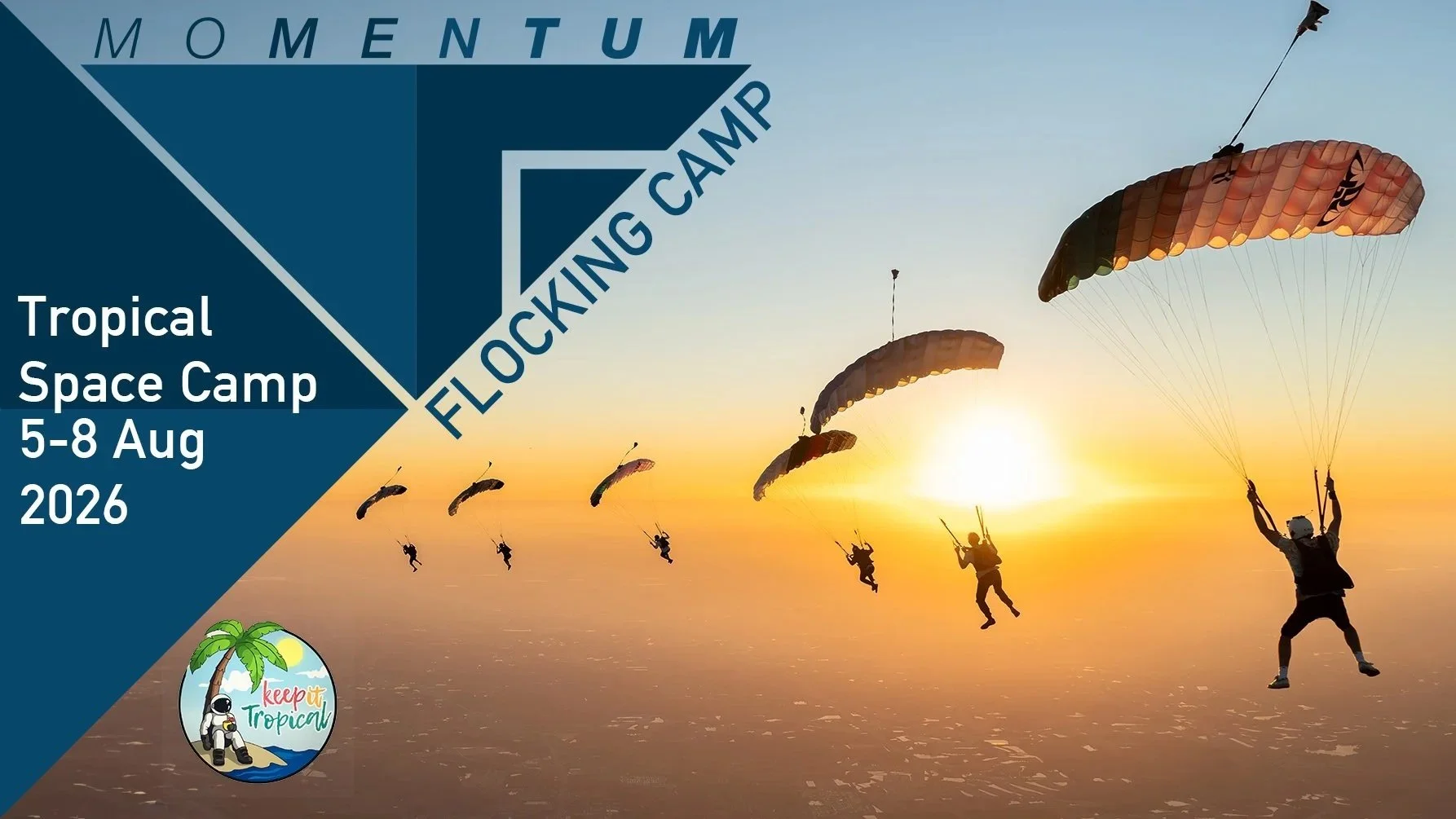Tropical Space Camp Flocking - Skydive Spaceland Houston 