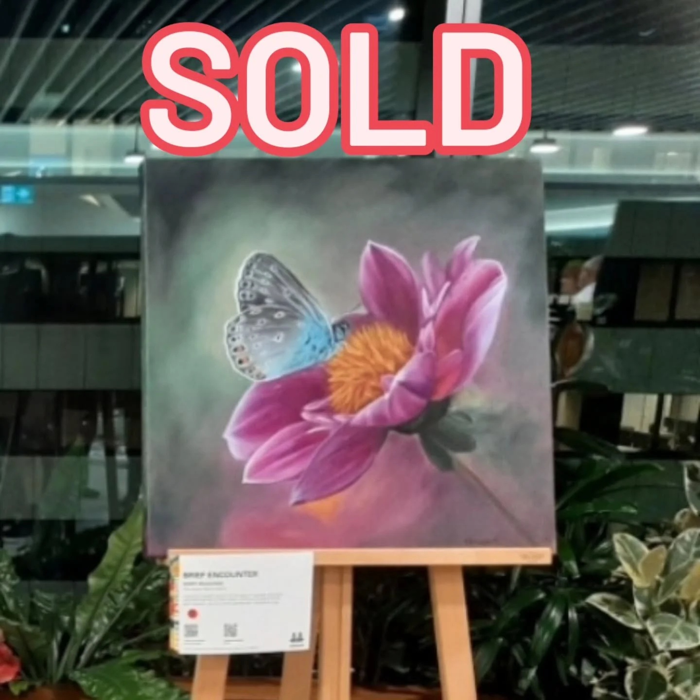 I'm happy to be able to say that another one of my paintings has sold, at the opening night of the Access Arts KPMG Art Exhibition (Theme: Blink of an Eye). 

Thank you so much to the lovely lady who purchased my painting. 
​As an artist, there is no