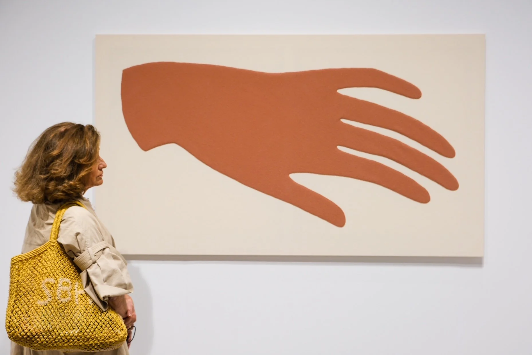 Adelaide Cioni ,The Hand of M., brought to Frieze by P420, Bologna. Photo by Jamie Lubetkin