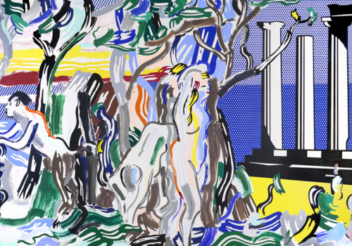Before the Whitney: Gagosian Visits Roy Lichtenstein's Brushstrokes