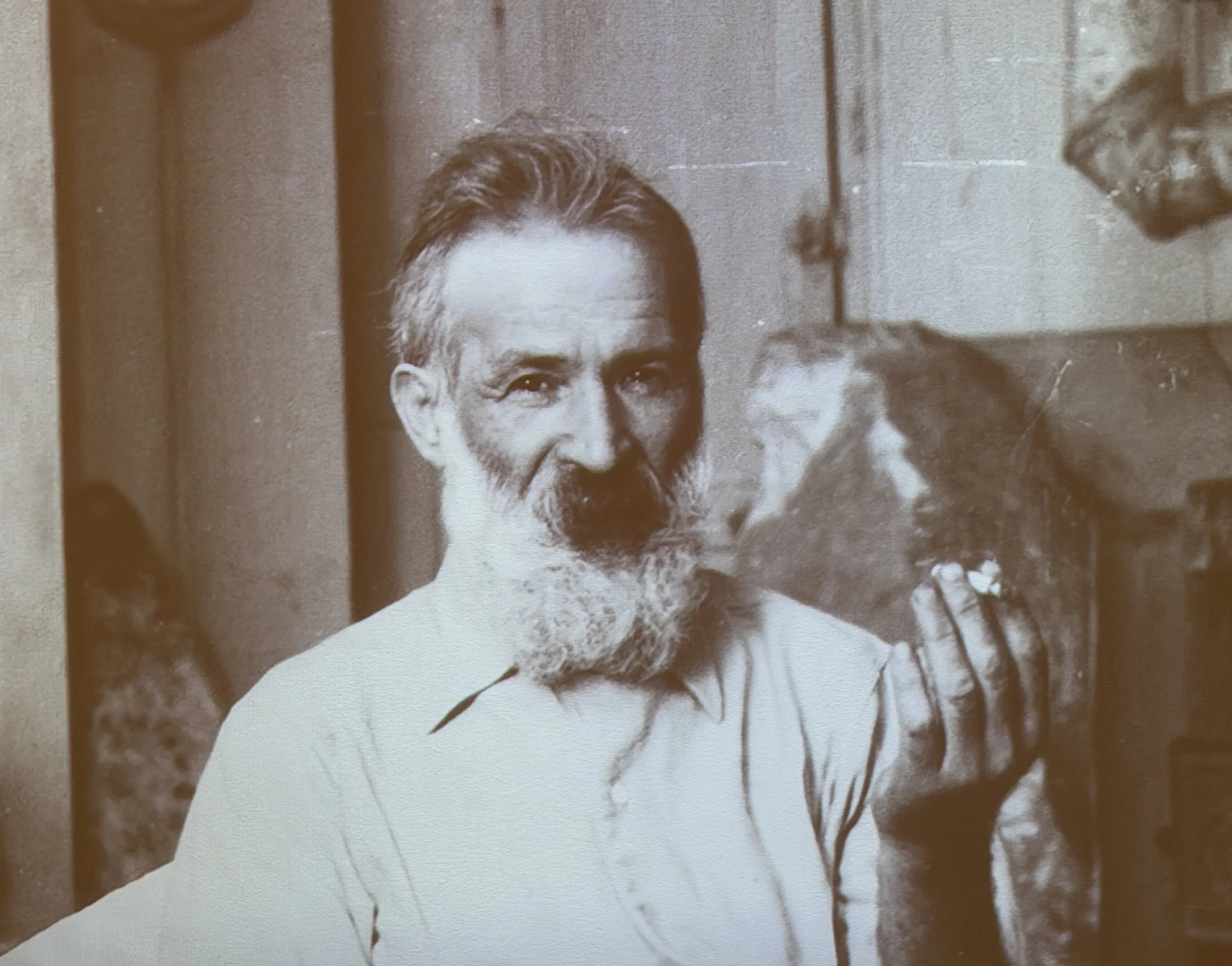 Brancusi, from a film shot in his Paris studio.