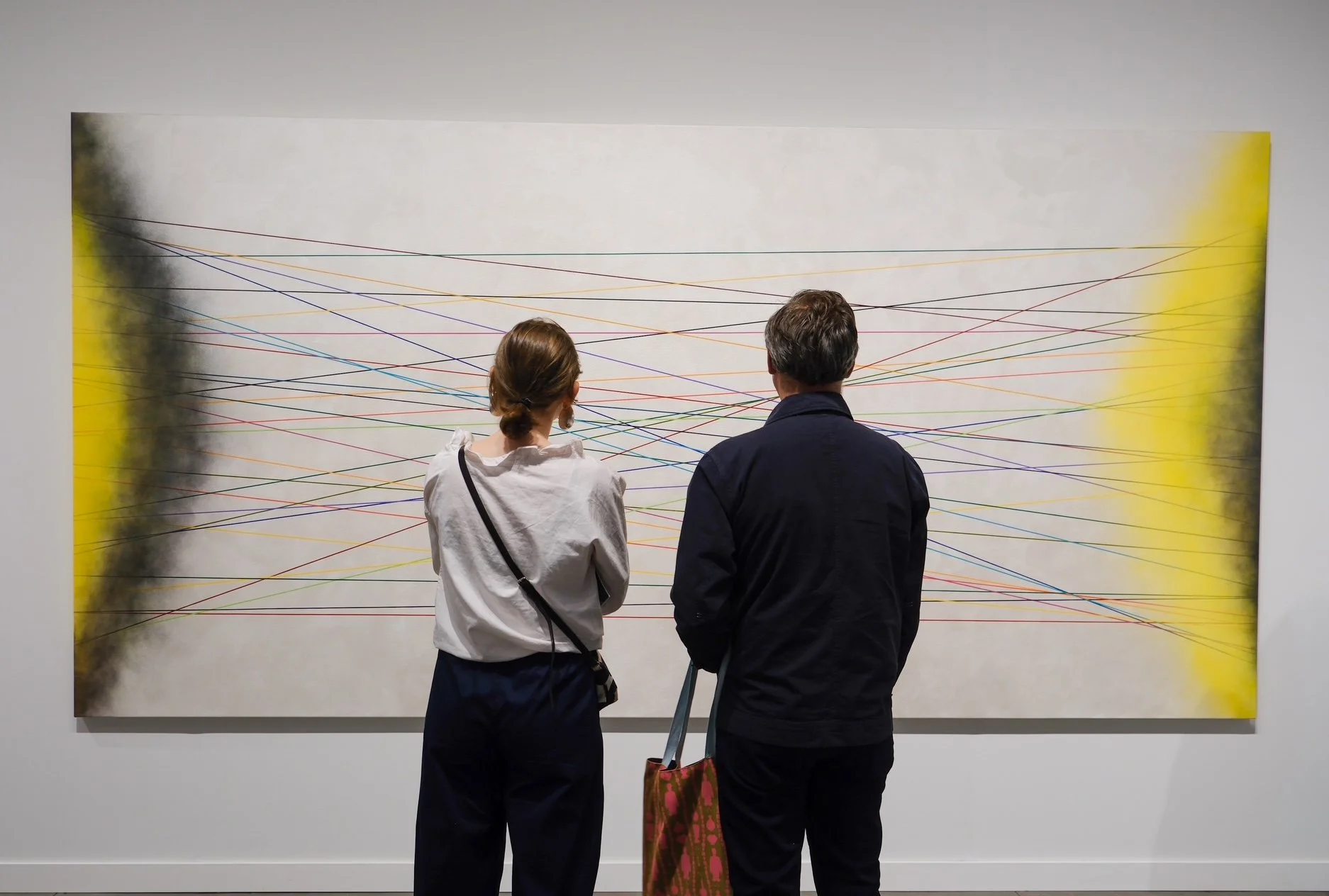 Virginia Jaramillo, Quanta, brought to Frieze by Hales Gallery, London, New York. Photo by Jamie Lubetkin