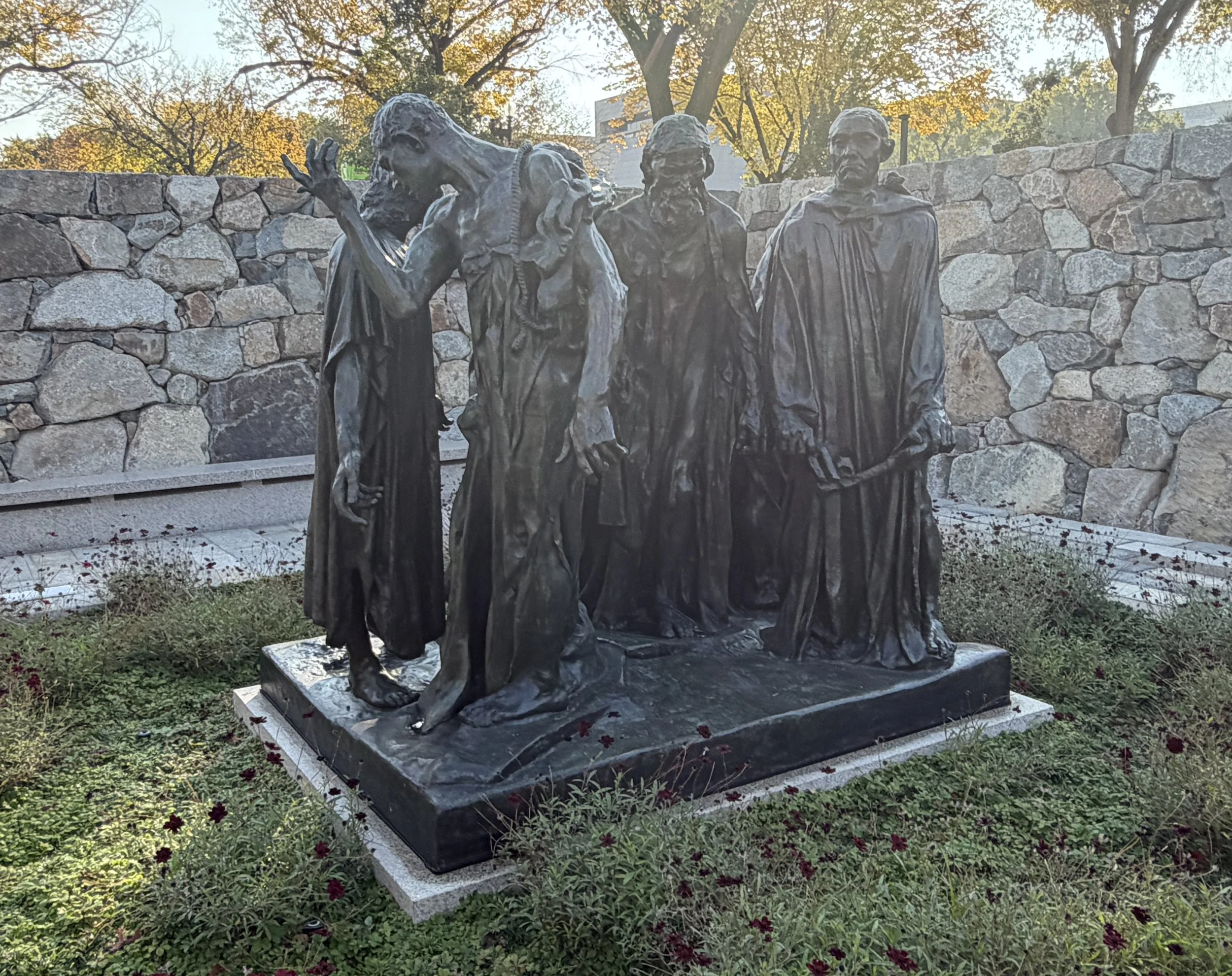 Auguste Rodin's The Burghers of Calai from the Hirshhorn’s permaent collection. Photo: J. Scott Orr