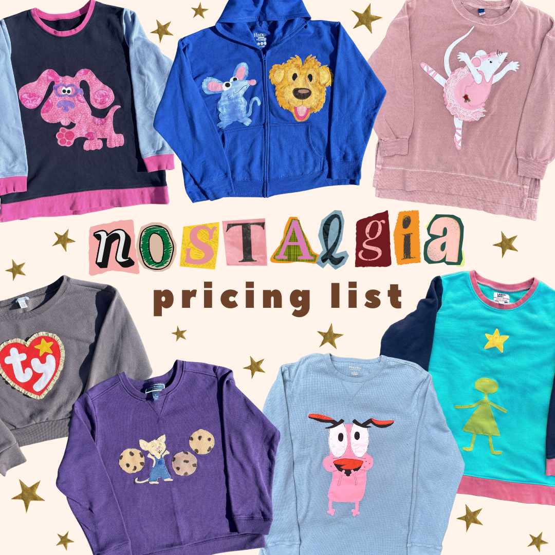 Nostalgia Pricing List