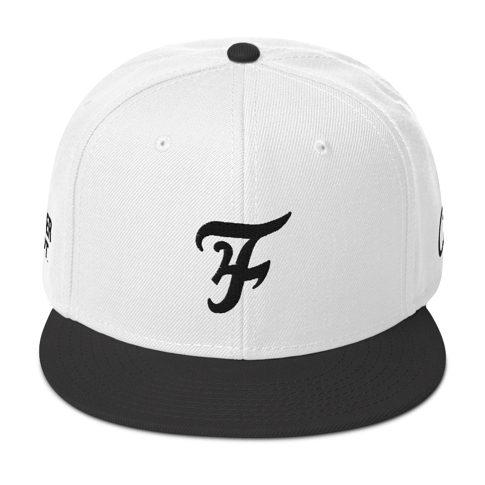 F is Fore 4 Snapback Hat — FORESOMES GOLF