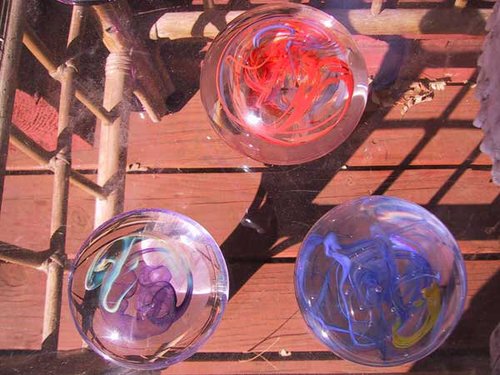 Hand-blown glass by Amita