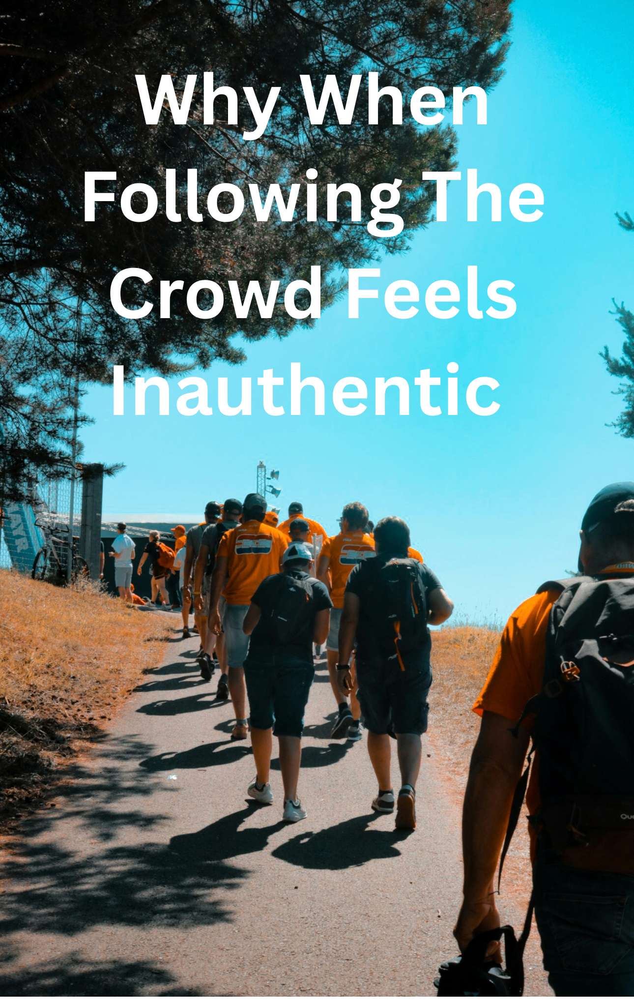 Why When Following The Crowd Feels Inauthentic.