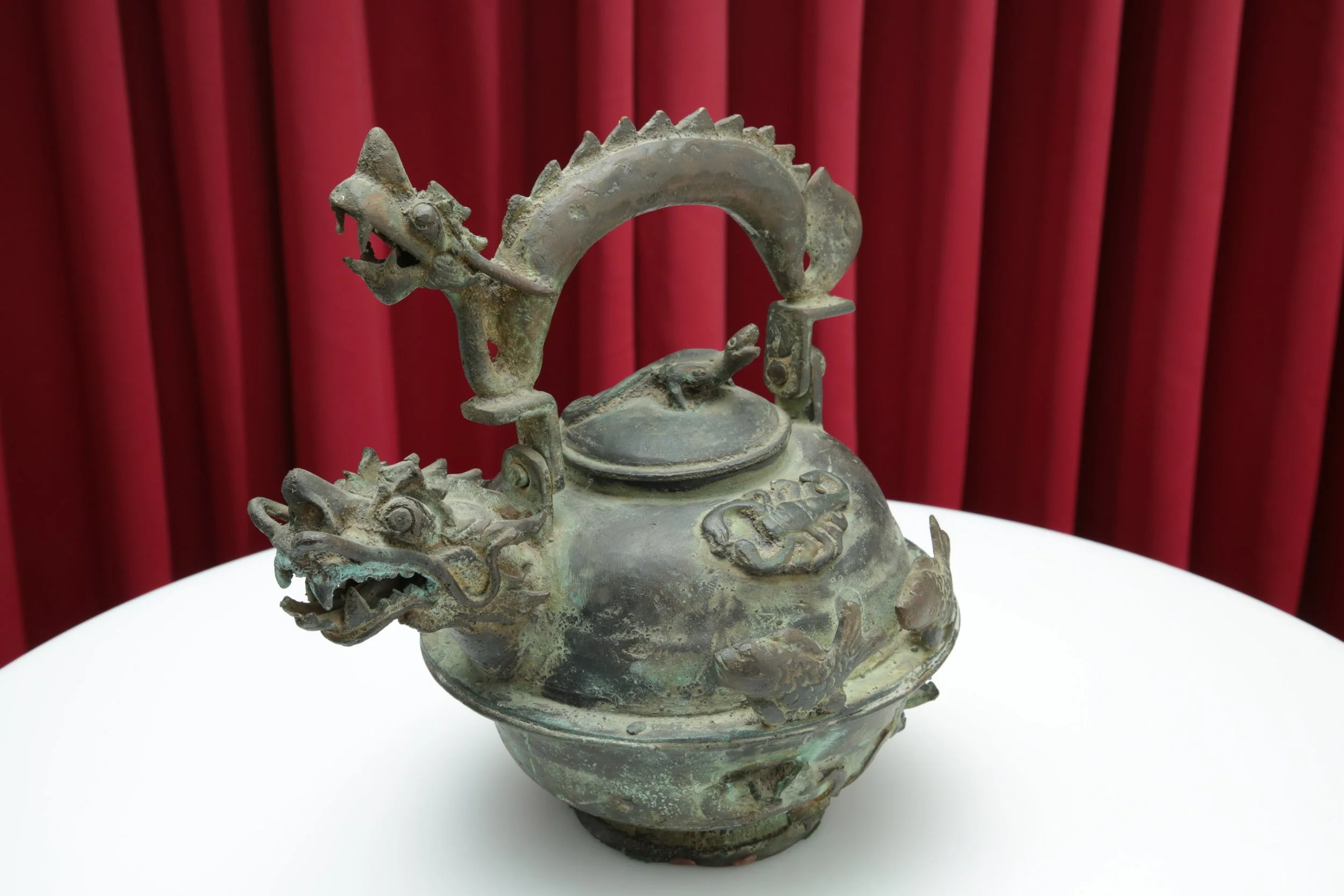 Don and Glorya purchased this dragon teapot during a trip to China.