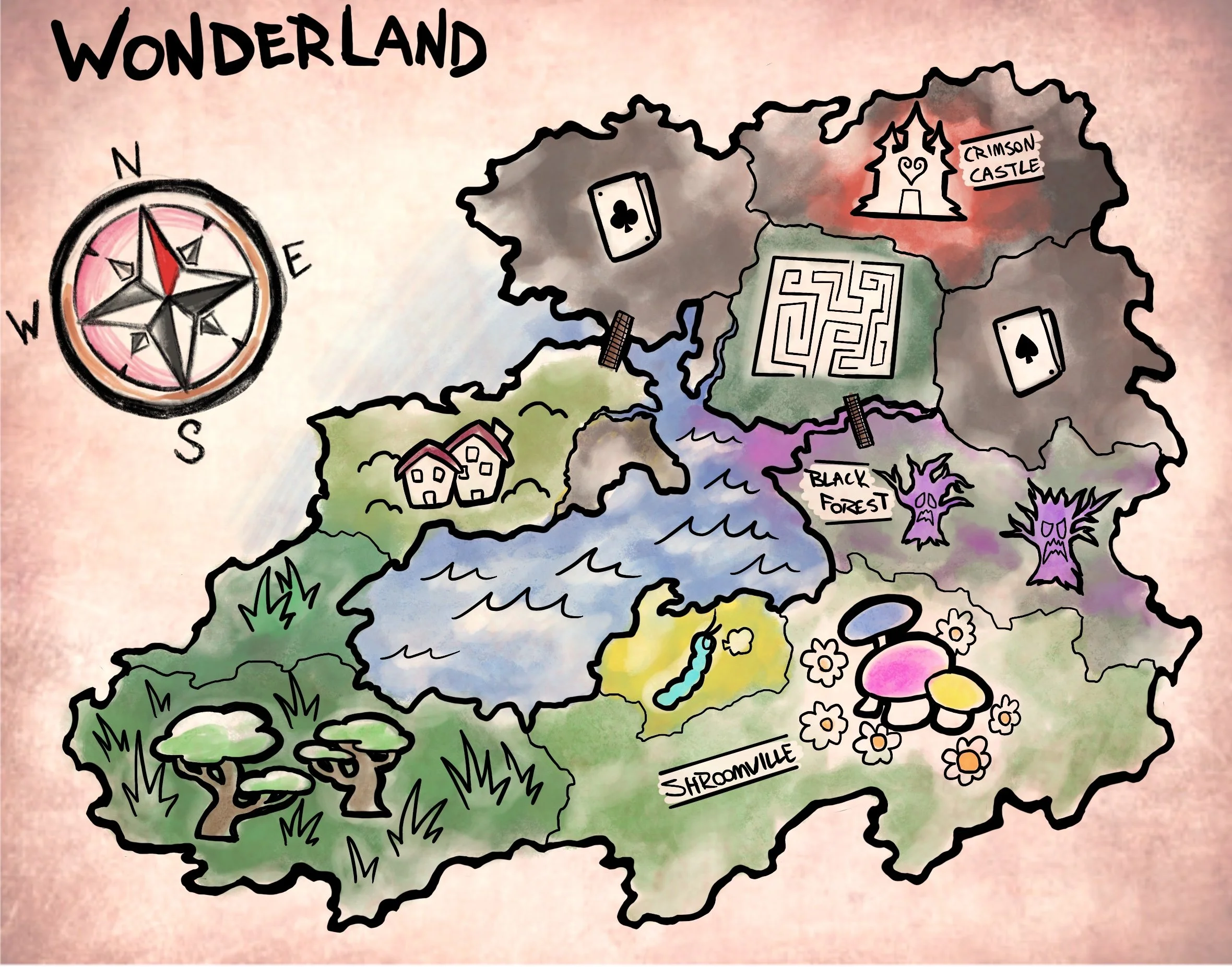 Wonderland Map