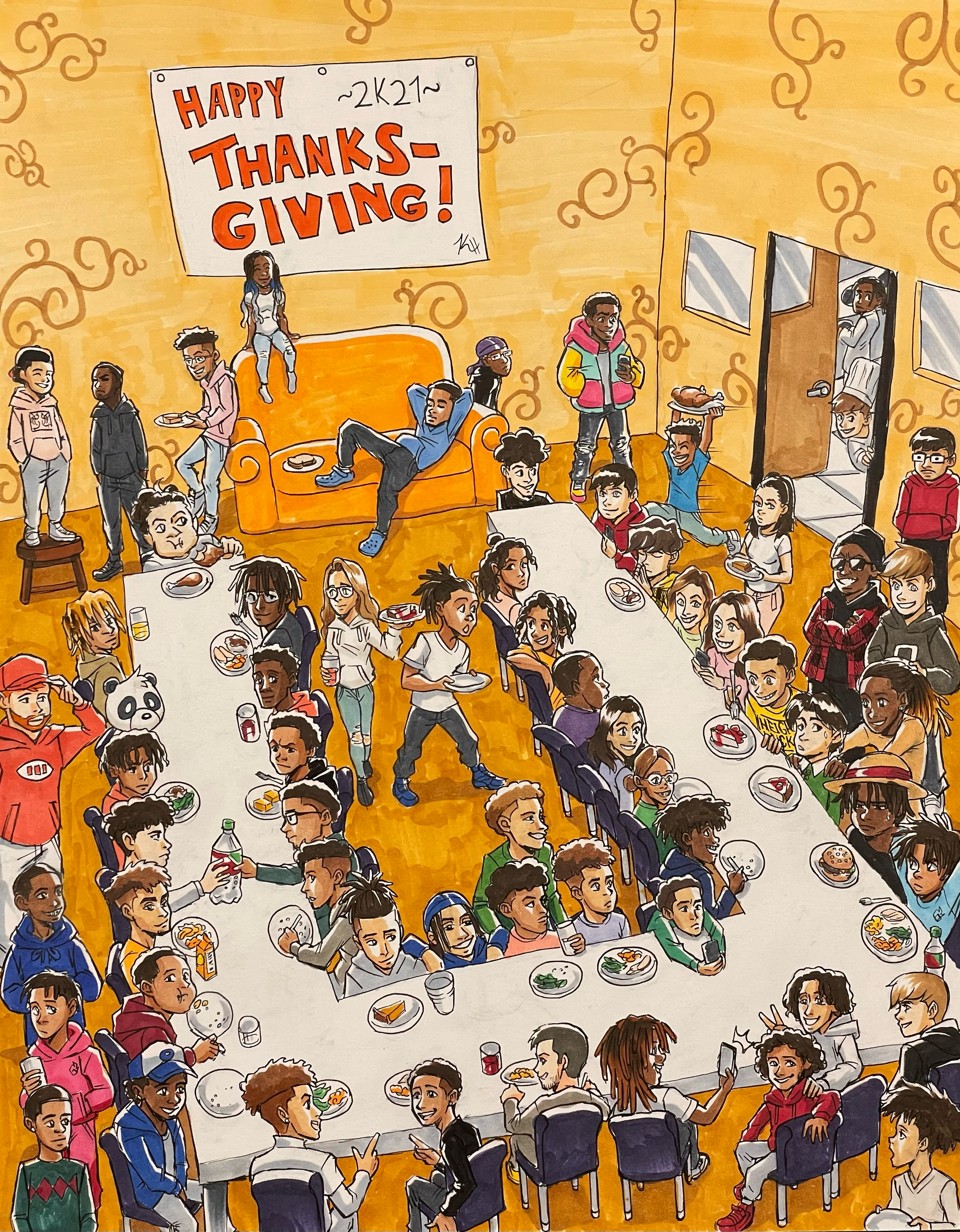 Thanksgiving '24 - Pen & Marker