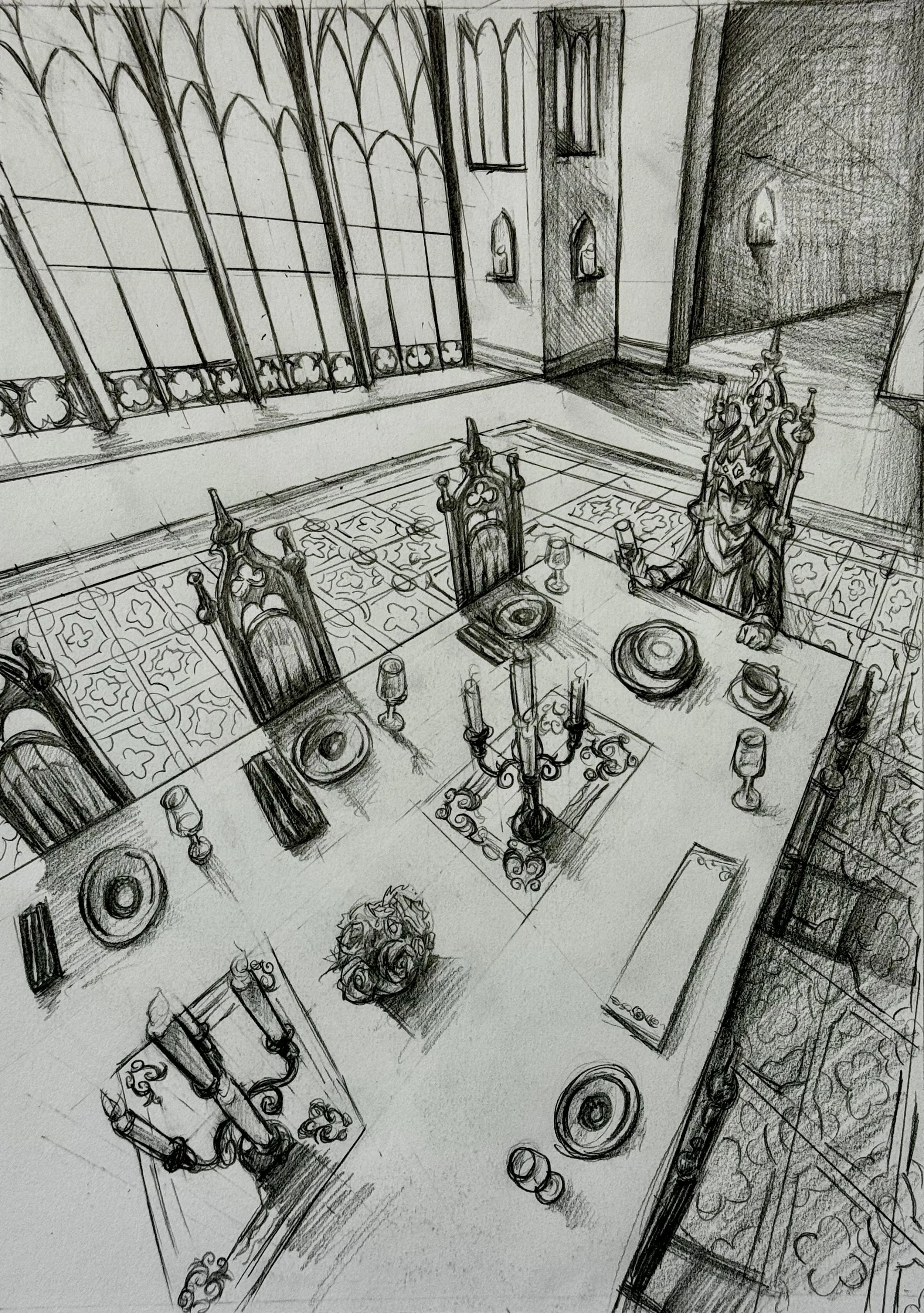 Gothic Dinner - Graphite