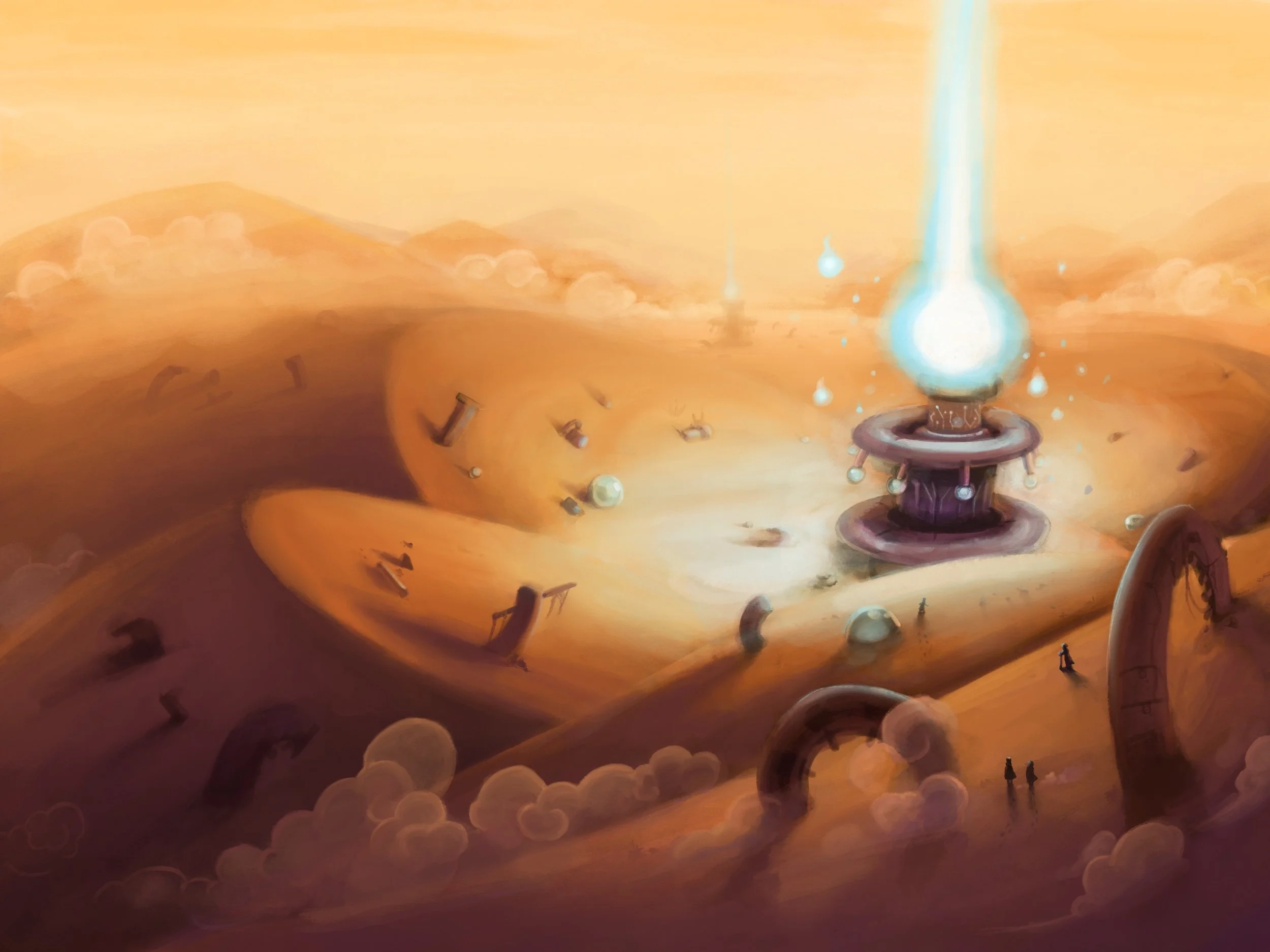 Light Dunes - Procreate