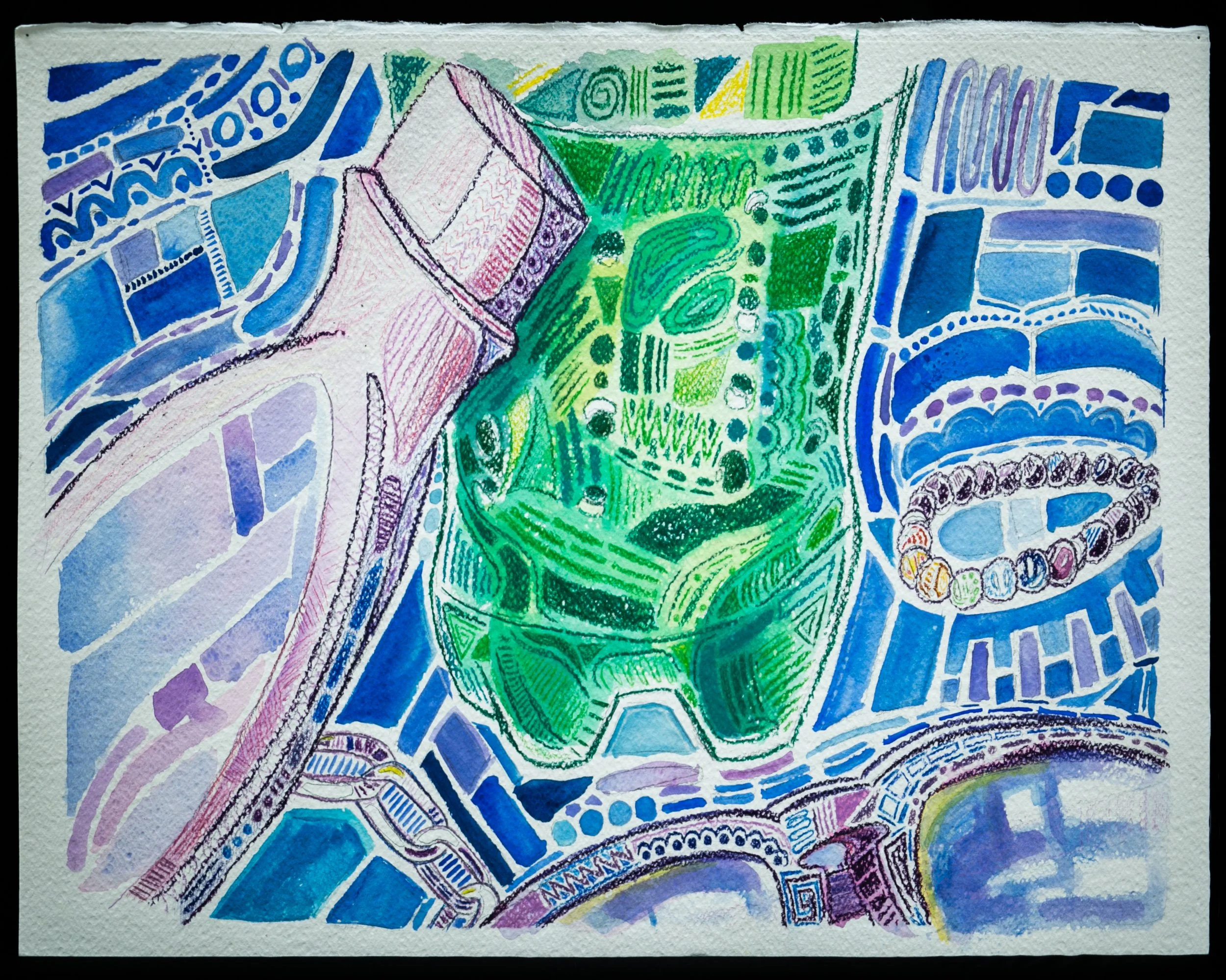 Items - Watercolor & Colored Pencil