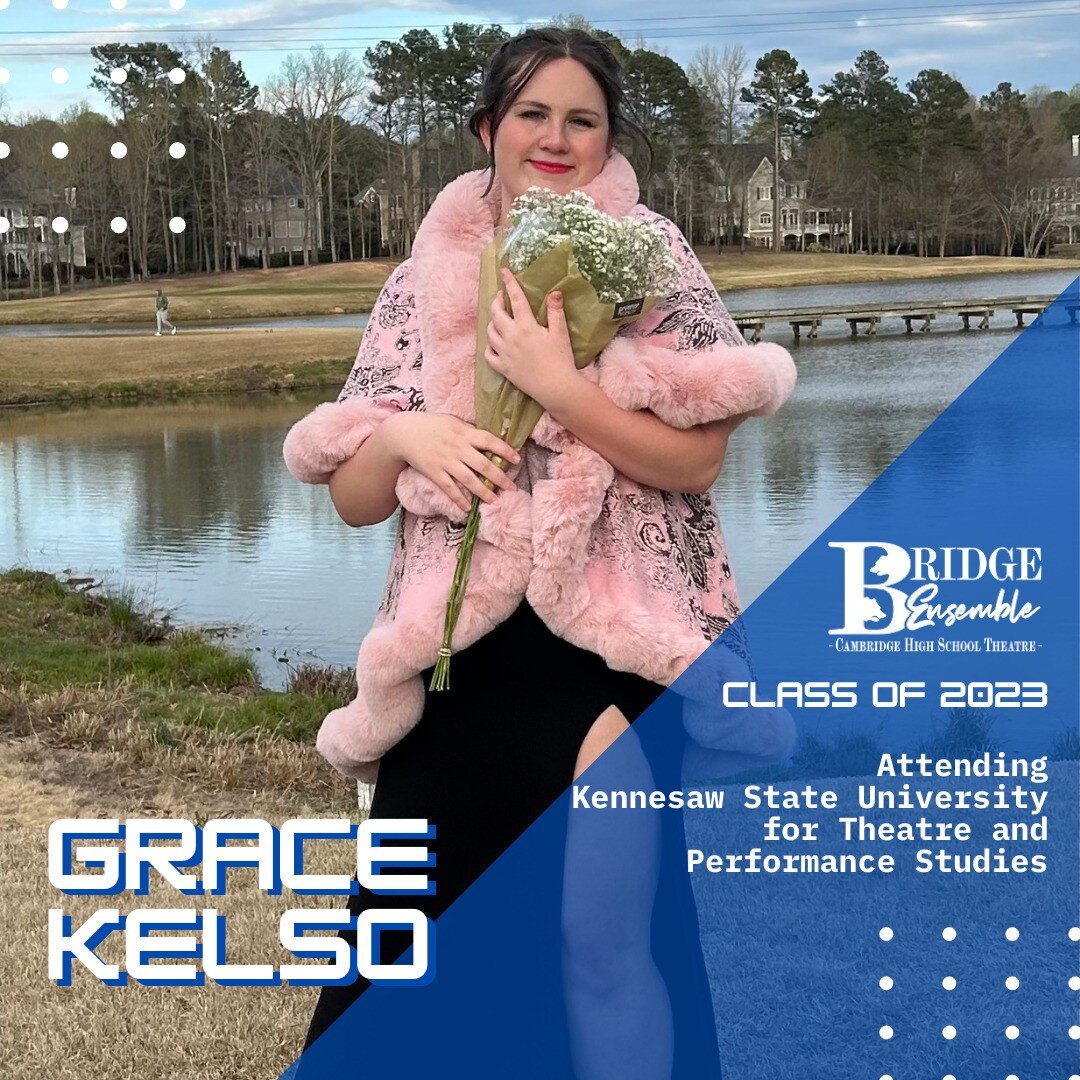 🤩 Senior Spotlight  

Favorite Show: The Drowsy Chaperone

Favorite Memory: Performing As We Stumble Along for the last time in the show, and hearing my friends clapping and cheering for me backstage

Congratulations Grace we will miss you!   

#CHS