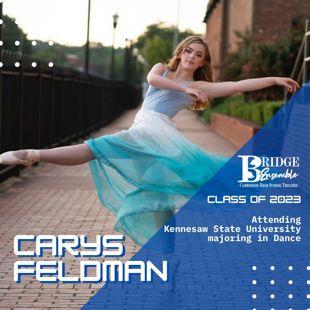 🤩 Senior Spotlight  

Favorite Show: The Diary of Anne Frank

Favorite Memory: The Frank Family hand hug before every show for good luck!

Congratulations Carys we will miss you!    

#CHSseniors2023 🐻