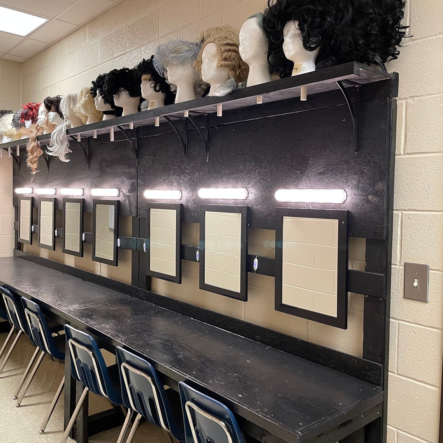 Introducing our new theatre makeup room! C.A.S.T is thrilled to provide our actors with a new space to transform into their characters. 🎭 🥸

Thank you to Mr. Kelley and Liam Taylor for all their hard work on building this.👏