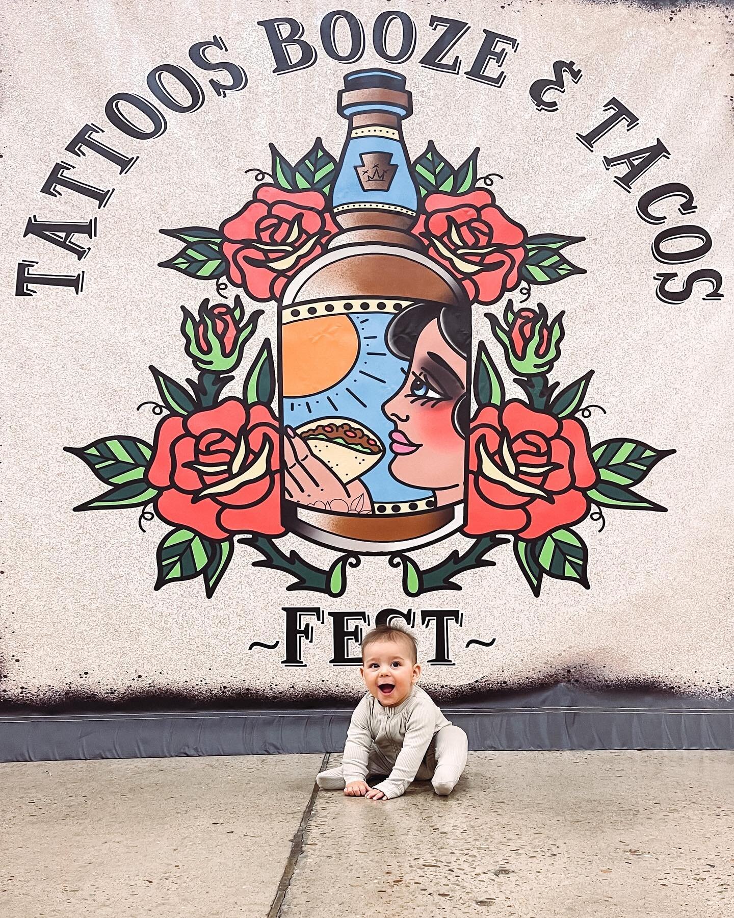 The cutest member of our team, Jaxon 🖤 he had a blast at his first tattoo convention @tattoos_booze_tacos_fest and seeing the BlackOak team hard at work!