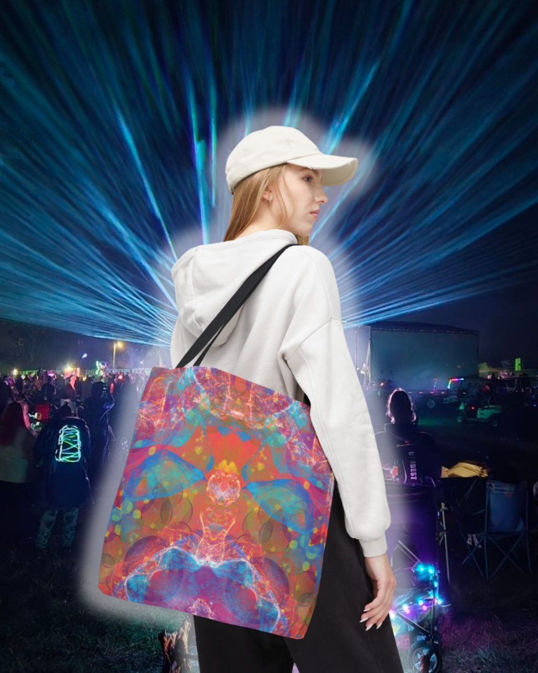 Sunset Mandala Tote Bag