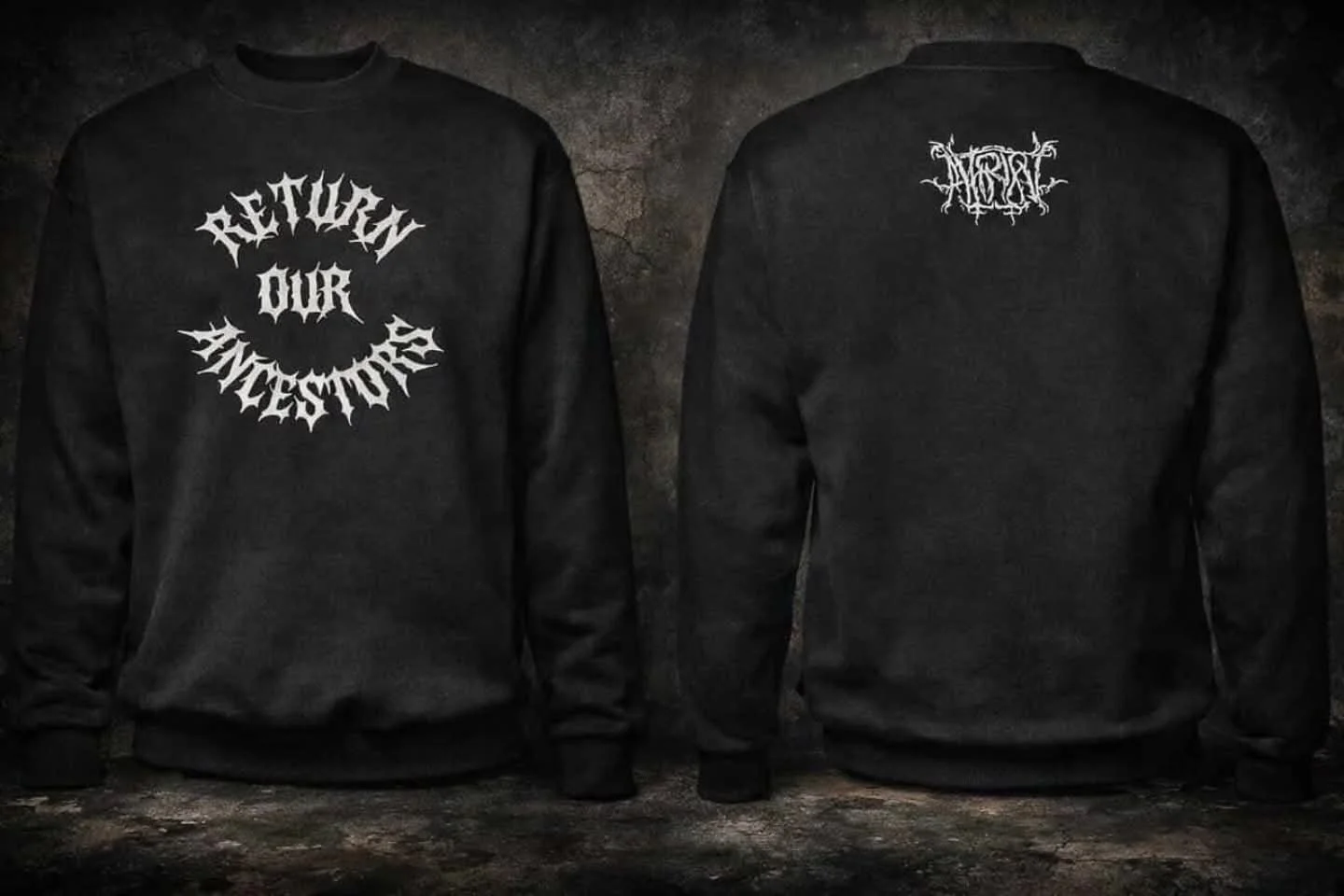Return Our Ancestors Black Crew Neck