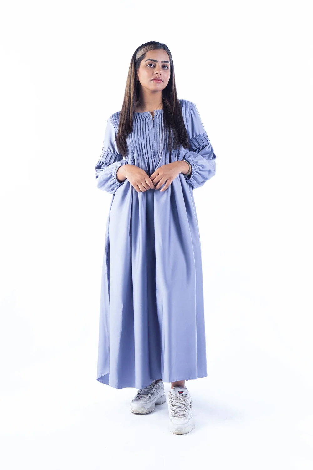 Victorian Pleated Dress  Sherezaad Anwar Apparel