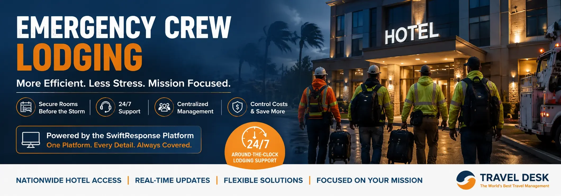 What Makes Emergency Crew Lodging More Efficient During Disaster Response