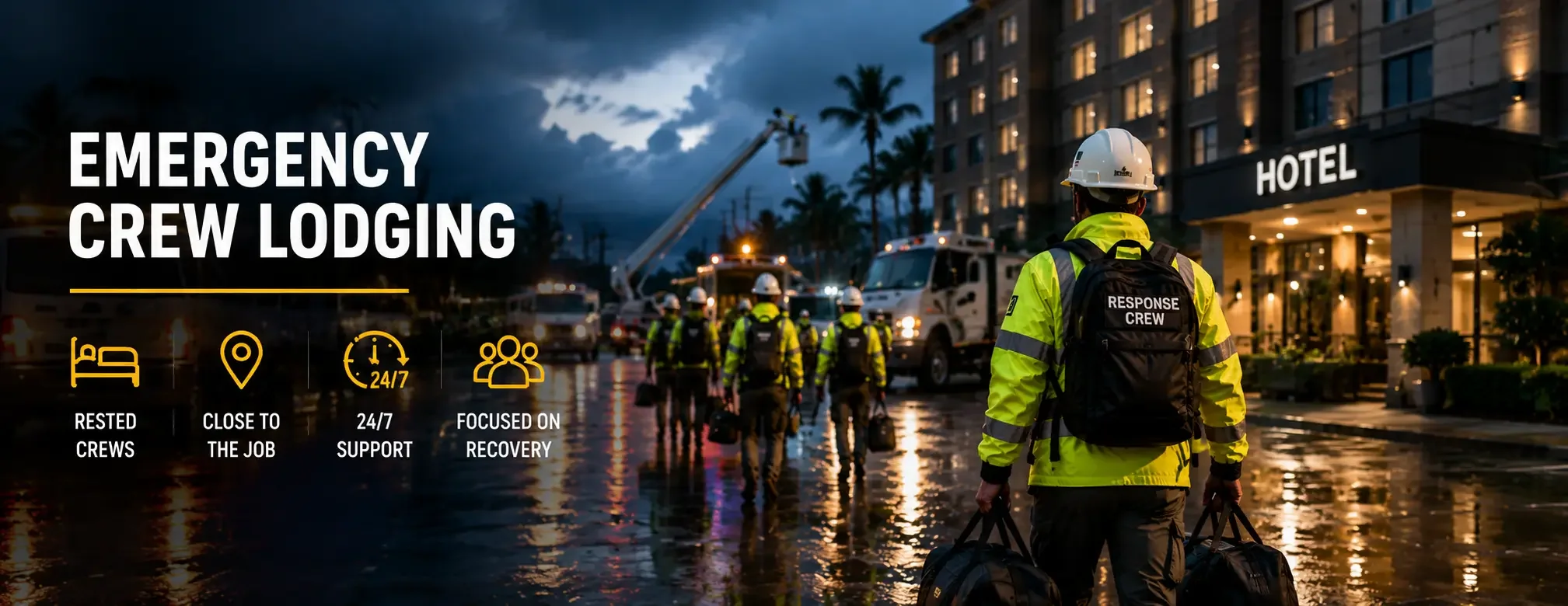 What Makes Emergency Crew Lodging More Efficient During Disaster Response