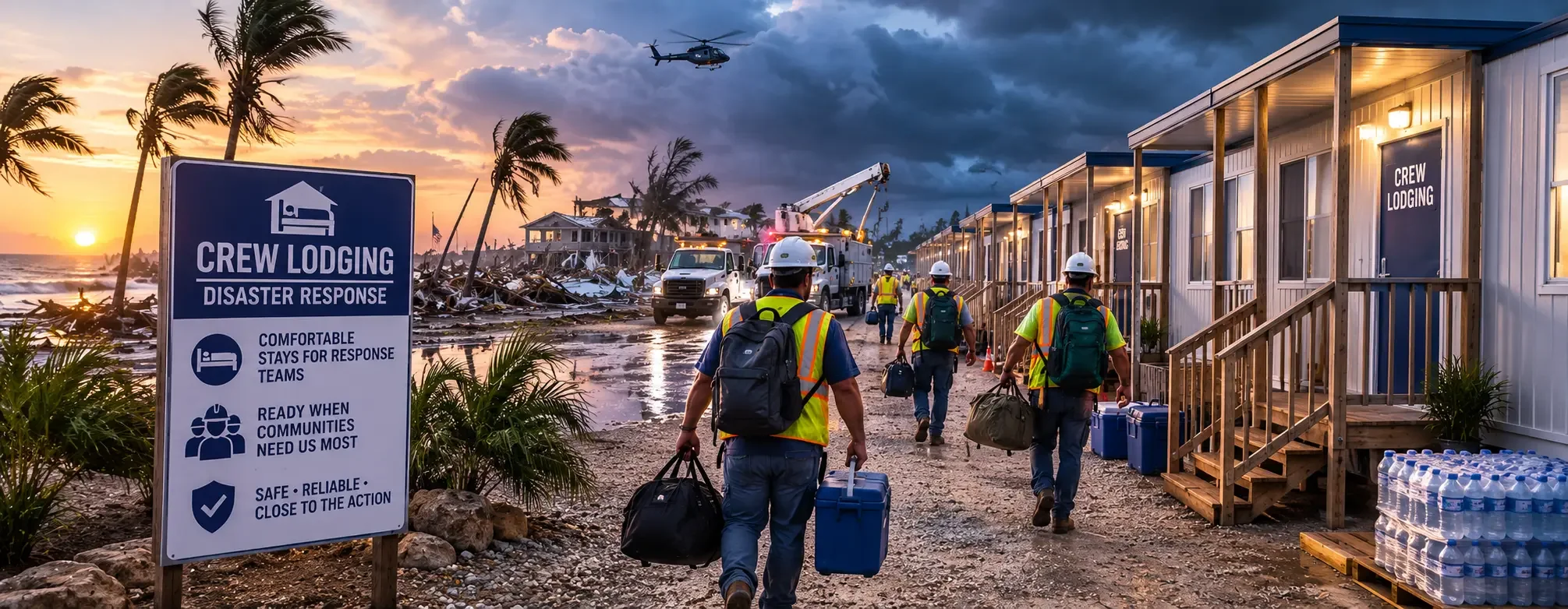 The Challenges of Crew Lodging During Hurricane and Tsunami Response&nbsp;